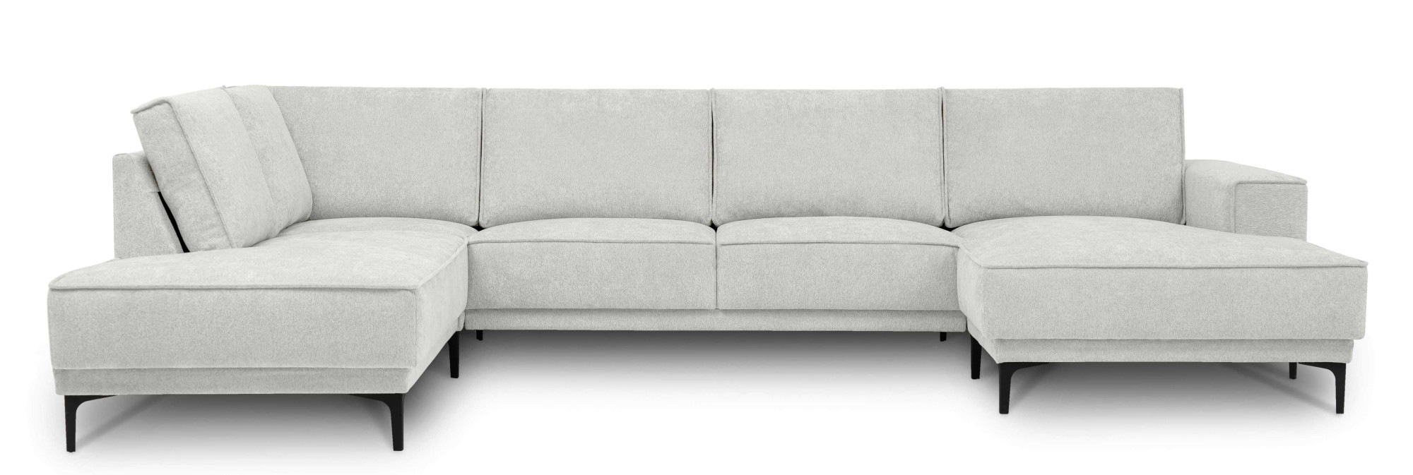 OTTO home Wohnlandschaft »XXL Sofa Oland, Struktur, Flachgewebe, Luxus-Micr günstig online kaufen