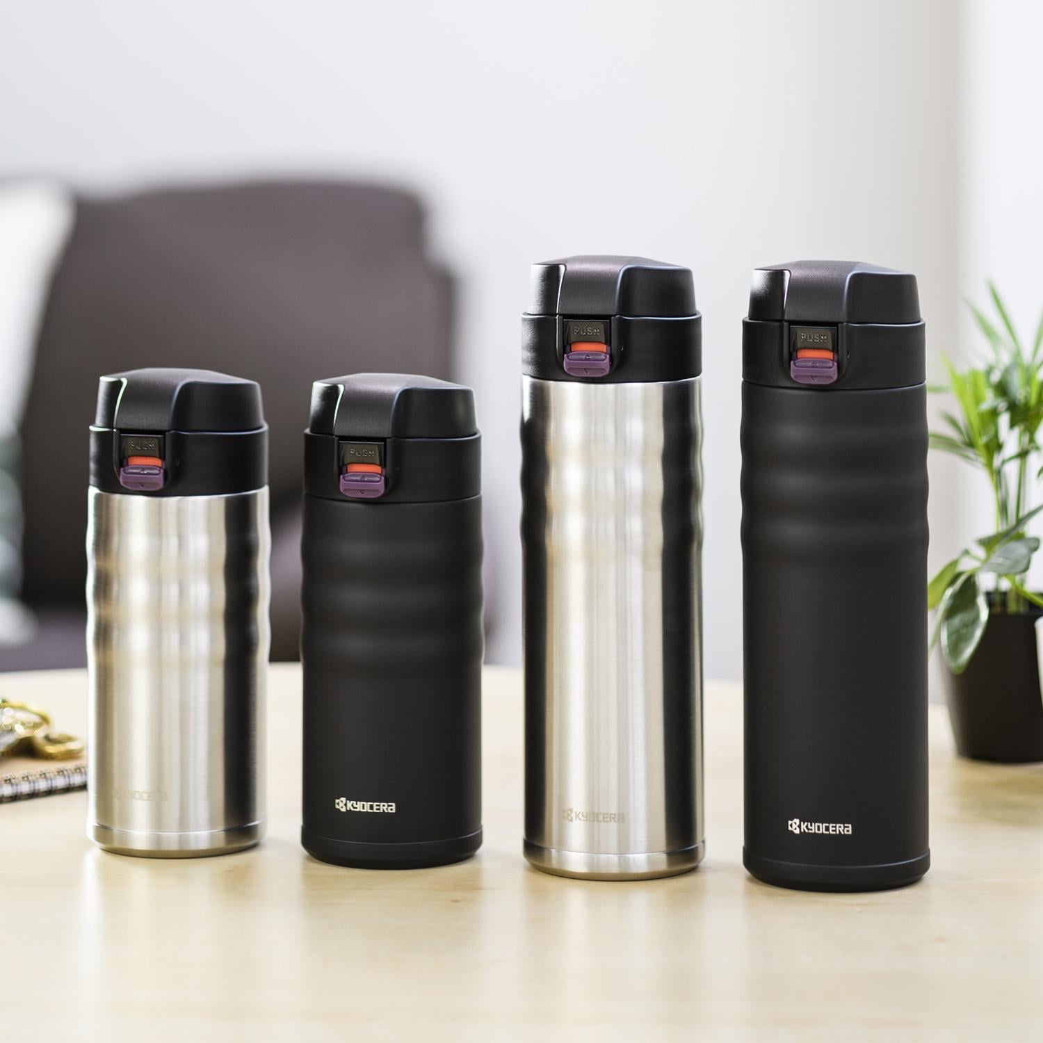 KYOCERA Isolierflasche »Flip Top«, Fassungsvermögen 350 ml, Höhe 16,5 cm