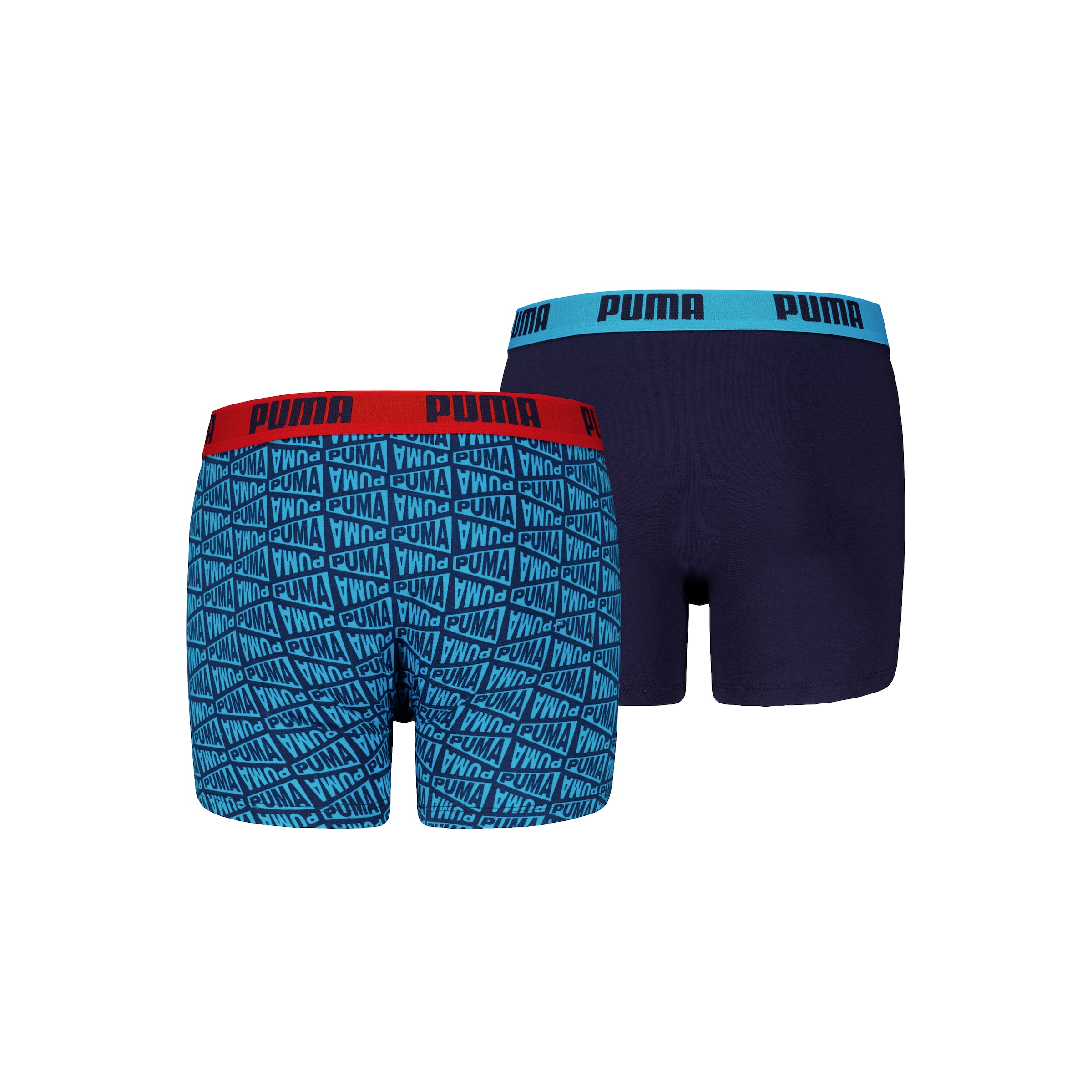 PUMA Boxershorts »PUMA BOYS FLAG PRINTED BOXERS« 2er Pack, 