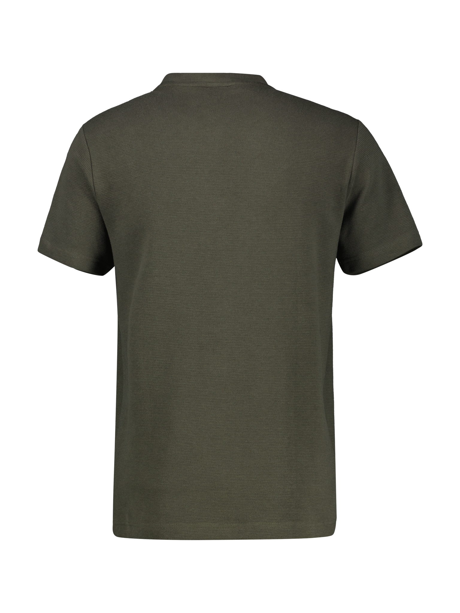 LERROS T-Shirt, in Waffel-Piqué und mit Logo-Badge