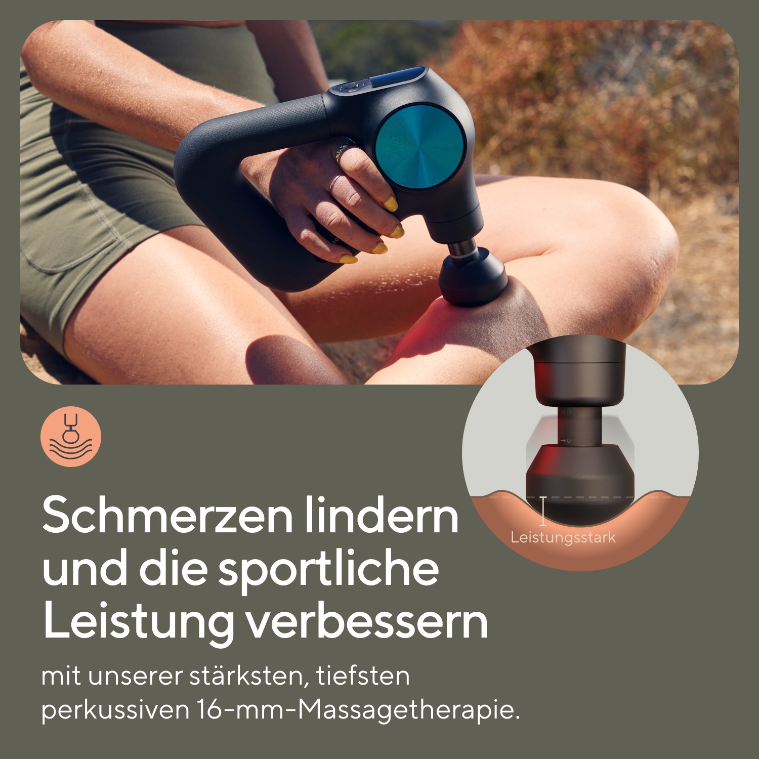 Therabody Massagepistole »Theragun PRO Plus Schmerzlinderung, Regeneration, wissensch. erwiesen«, Massage-, Vibrations-, Wärmetherapie, Pulsmessung, App-Steuerung