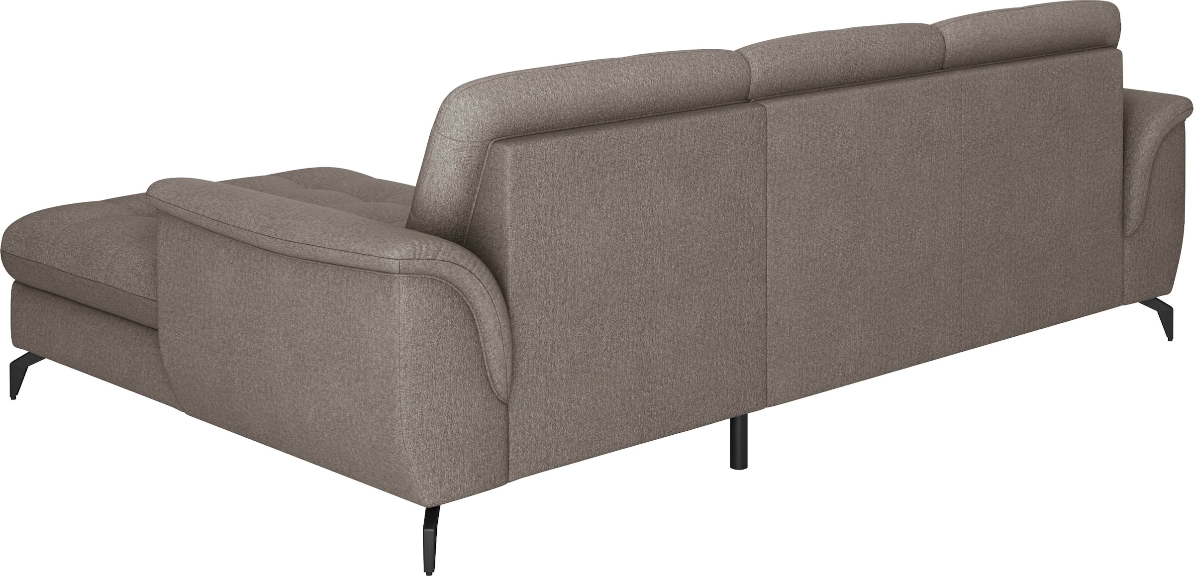 sit&more Ecksofa »Zora L-Form«, wahlweise mit Bettfunktion und Bettkasten