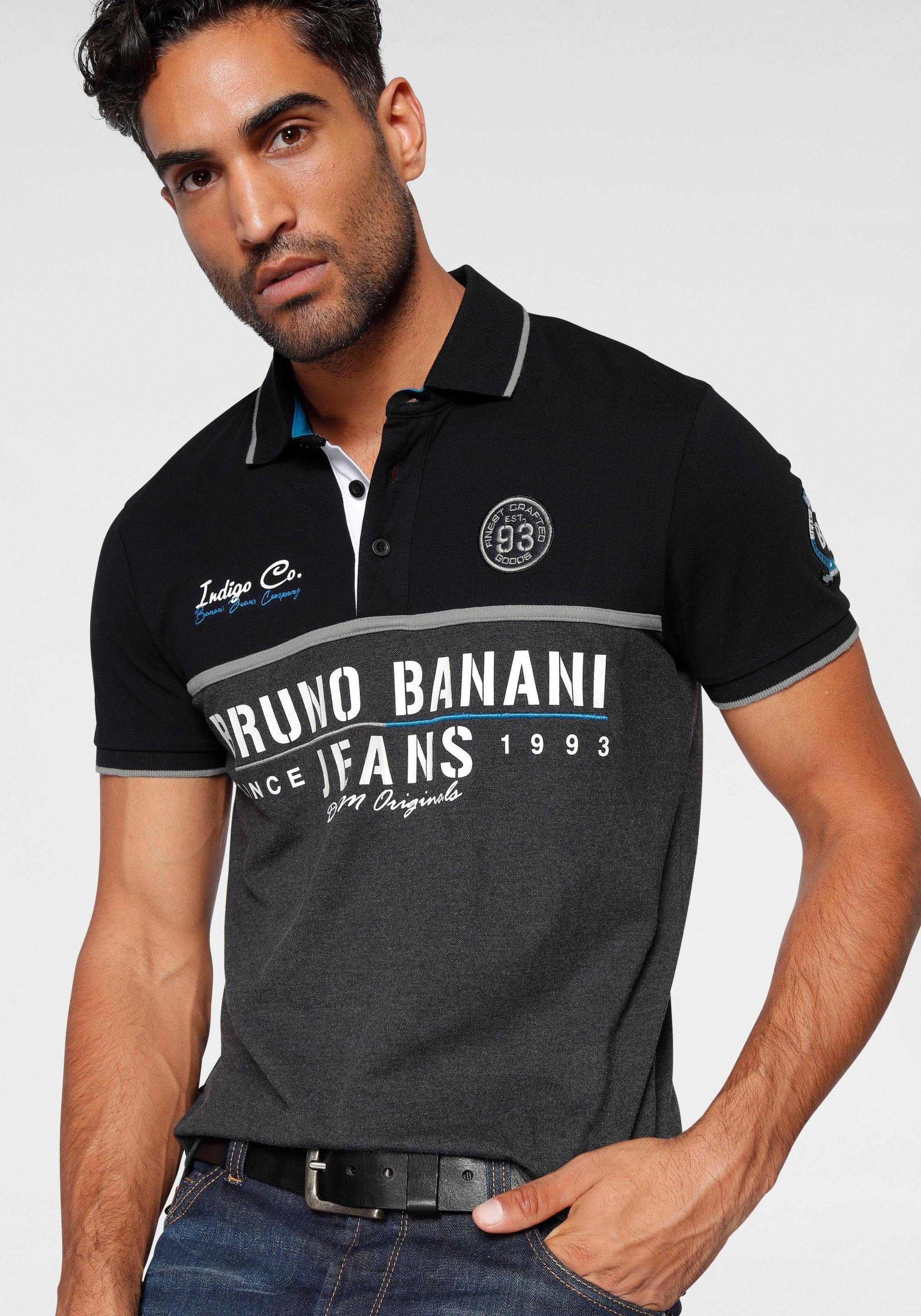bequem kaufen Bruno Banani Poloshirt, Piqué