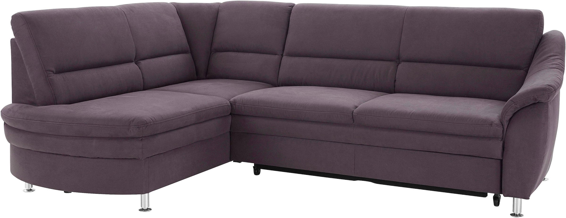 sit&more Ecksofa »Cardoso L-Form«, mit Federkern, wahlweise mit Bettfunktion und Schubkasten