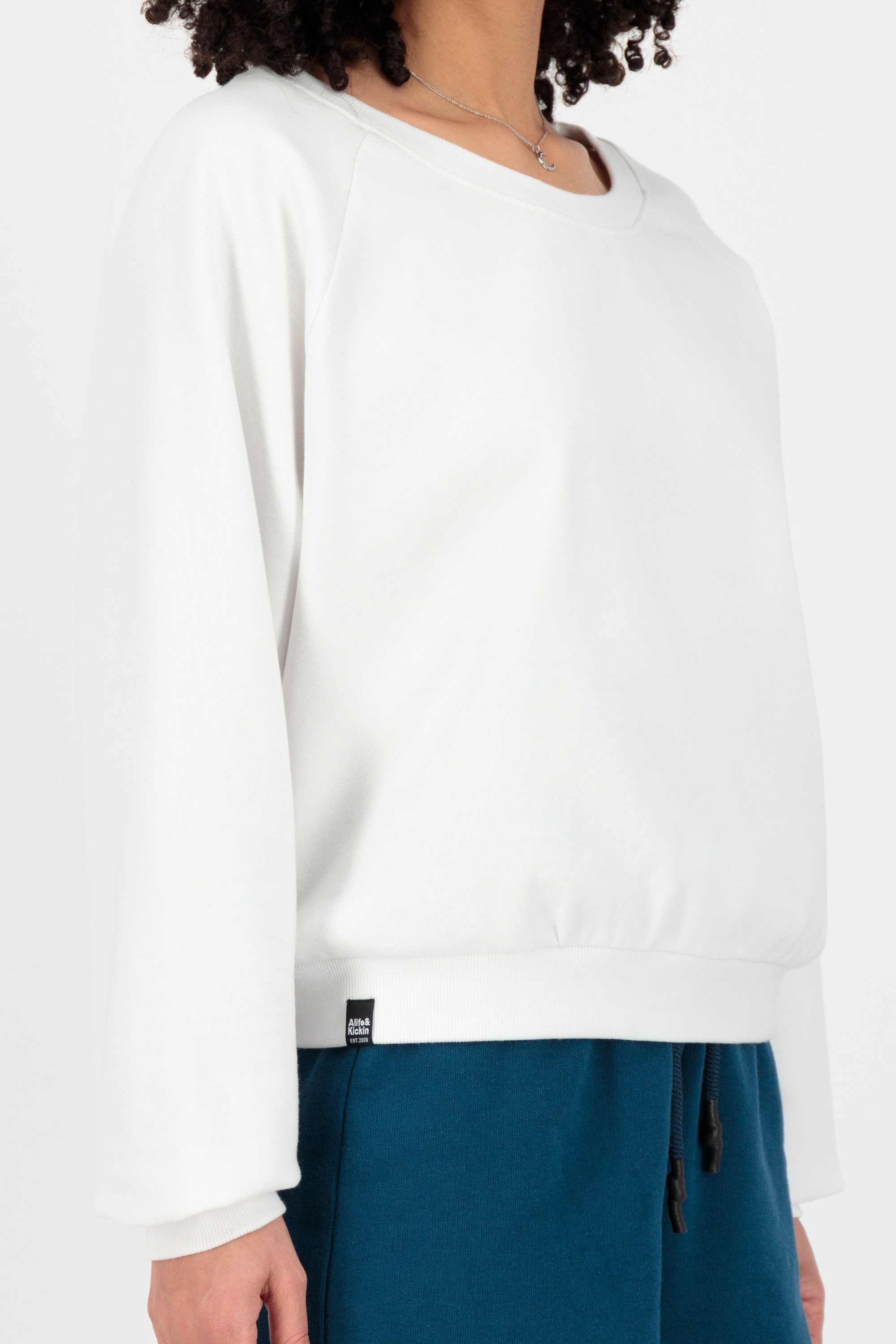 Alife & Kickin Sweatshirt »Damen TeonaAK A«, Basic Pullover mit Rundhalsausschnitt