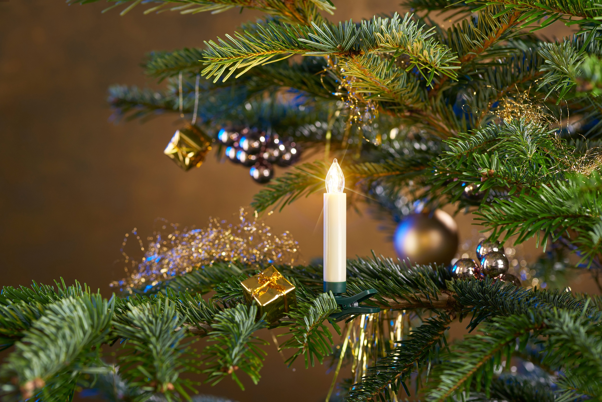 my auf flammig, Kerzen Dornen Christbaumschmuck«, »Weihnachtsdeko, LED-Christbaumkerzen St.- Raten 25 home kabellos, 8 plus bestellen