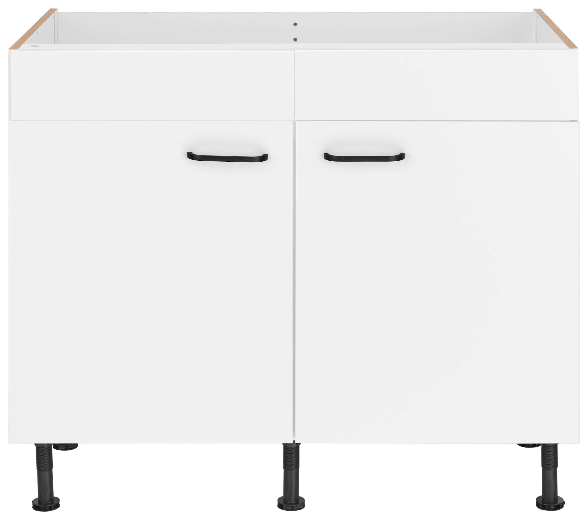 OPTIFIT Spülenschrank »Elga«, mit Soft-Close-Funktion, höhenverstellbaren Füßen, Breite 100 cm