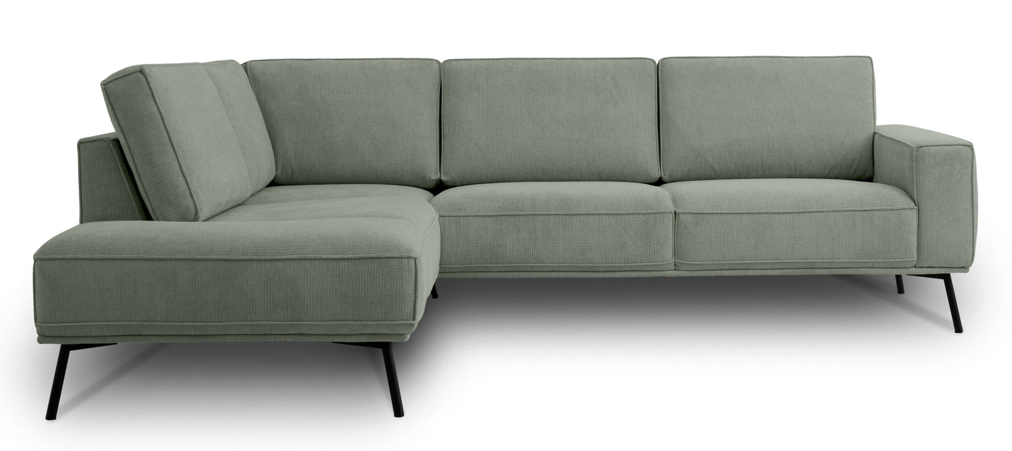 andas Ecksofa »Vosby«, Breite 260 cm, Chenille, mit dekorativer Kedernaht