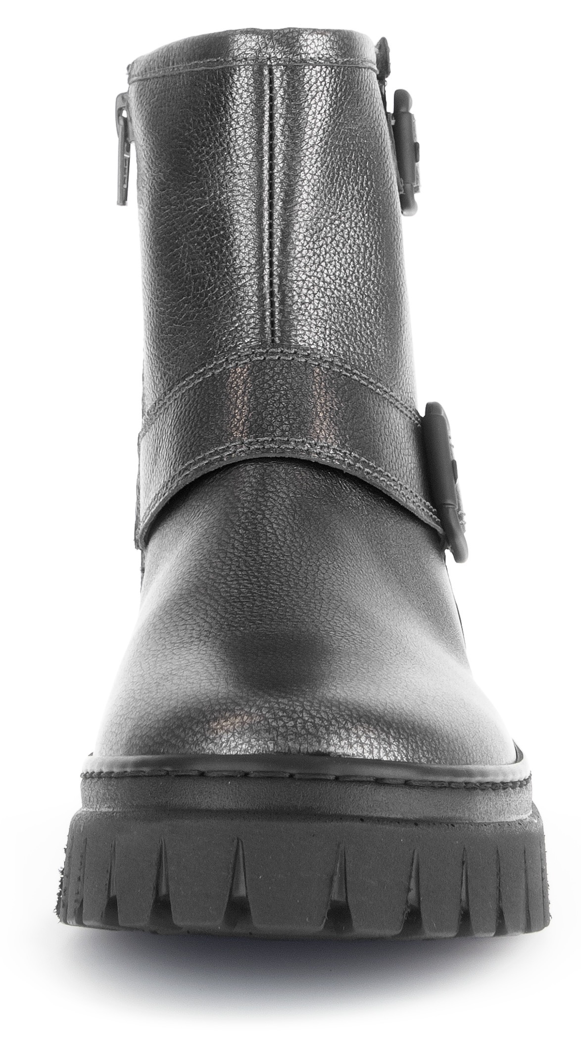 Gabor Schlupfboots »York«, Plateau, Stiefelette, Chunky Boots, Weite G, in Metallic-Optik