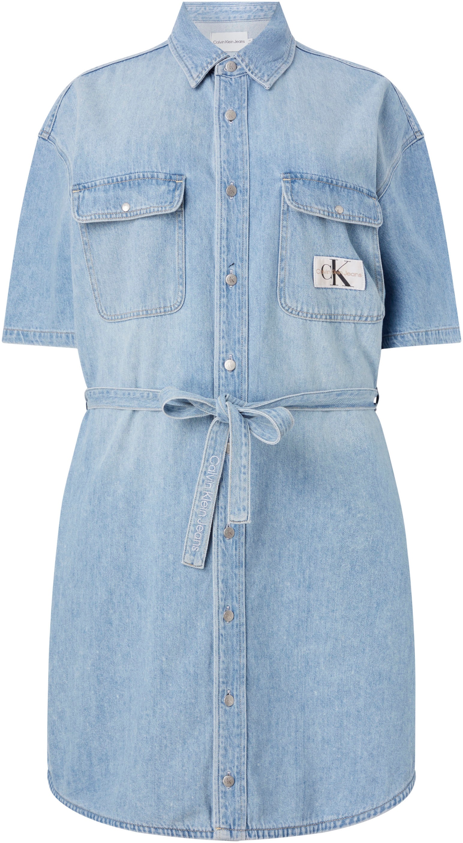 Calvin Klein Jeans Plus Jeanskleid »UTILITY PLUS« DRESS online BELTED SHIRT bestellen