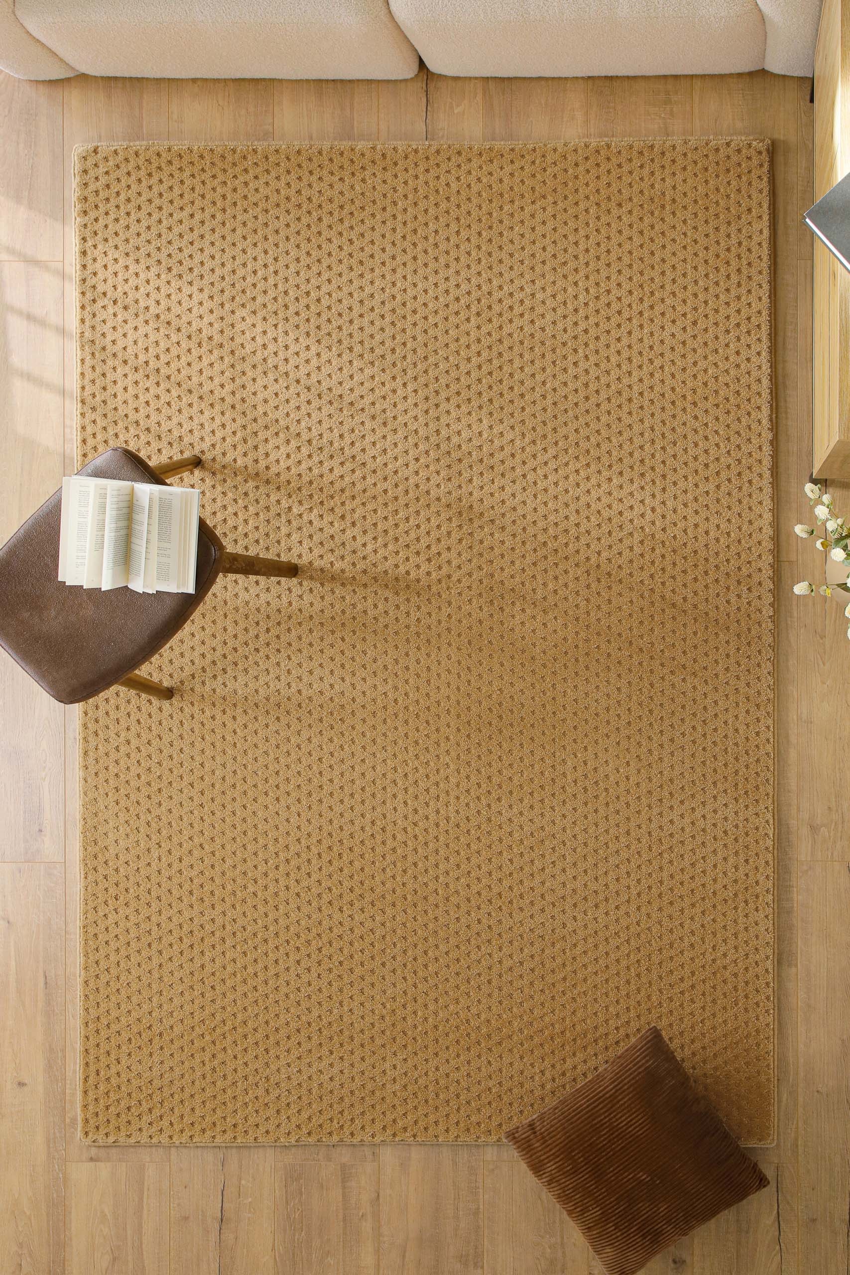 Wecon home Teppich »Castello THREE« rechteckig 7 mm Höhe Schurwolle, Kurzfl günstig online kaufen