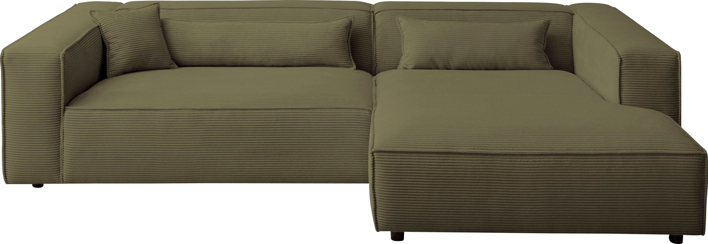 LeGer Home by Lena Gercke Ecksofa »PIARA XXL, Big-Sofa, Cord, Leinenoptik o günstig online kaufen