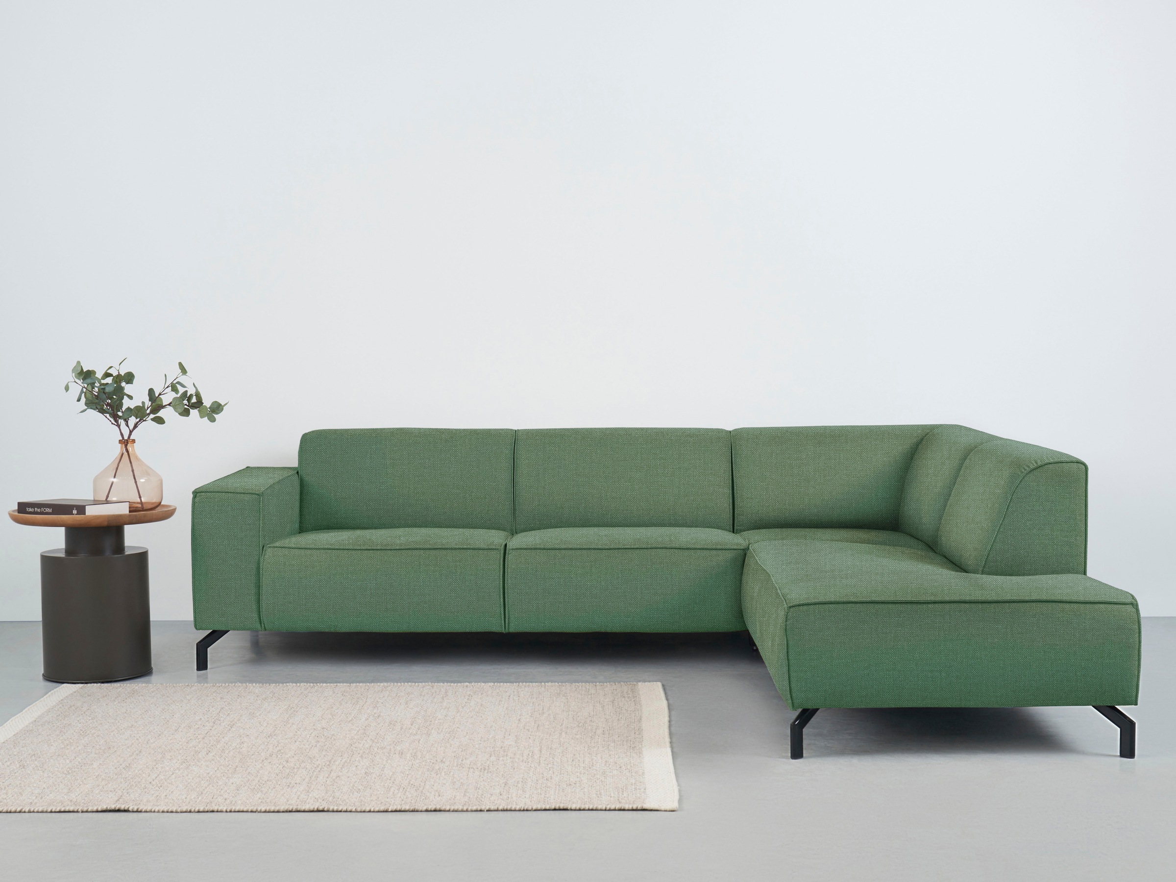 Places of Style Ecksofa »Lorcan, Breite 275 cm, weiches Sitzgefühl«, mit sc günstig online kaufen