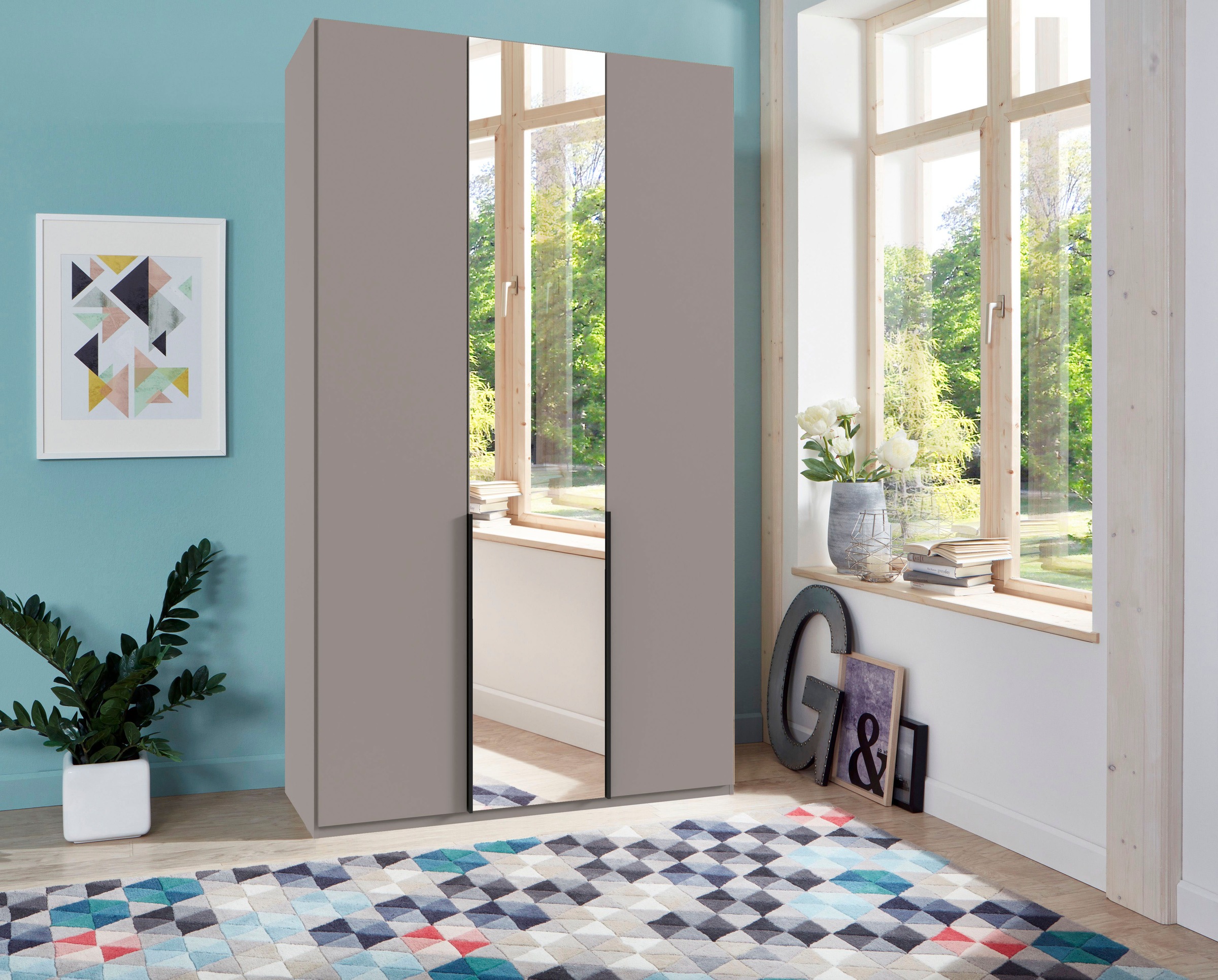 Wimex Kleiderschrank »Mugano,in 5 Breiten,2 Höhen,2 Tiefen, viele Farben, M günstig online kaufen