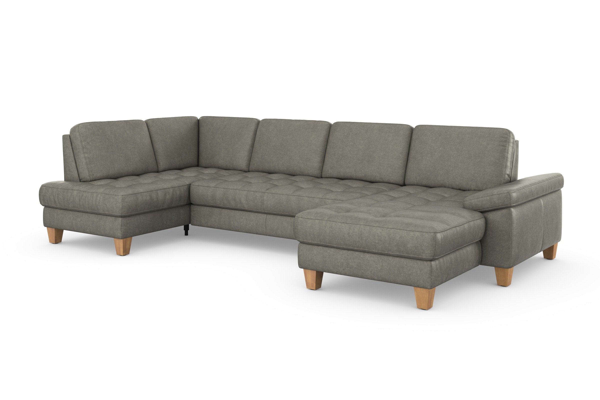 sit&more Wohnlandschaft »Westham U-Form«, wahlweise mit Bettfunktion, Bettkasten, Sitztiefenverstellung