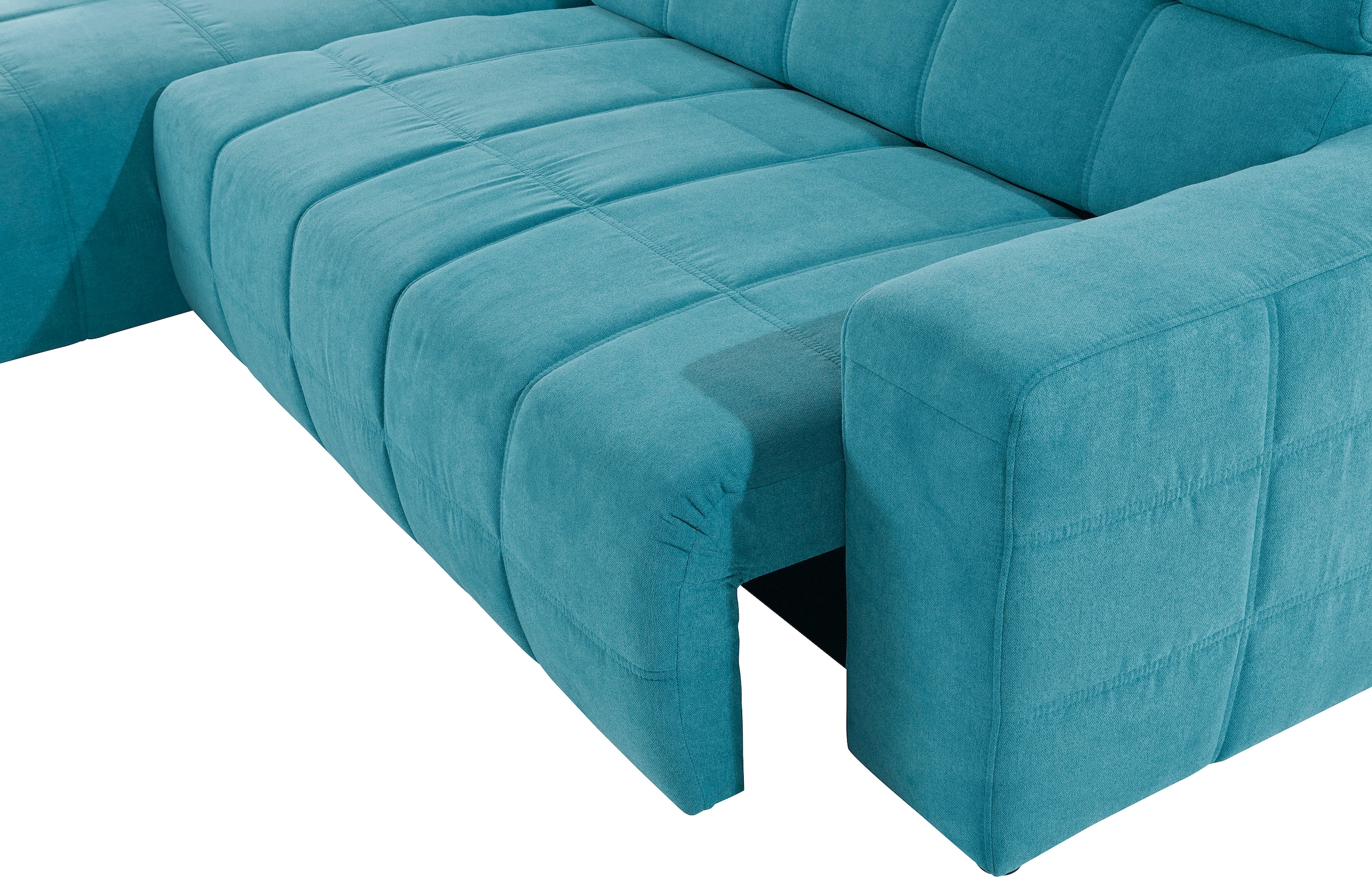 DOMO collection Ecksofa »Brandon B/T/H: 289/177/80 cm, whlw. mit Sitztiefenverstellung, L-Form«, mit Kopfteilverstellung, wahlweise Sitztiefenverstellung, L-Form