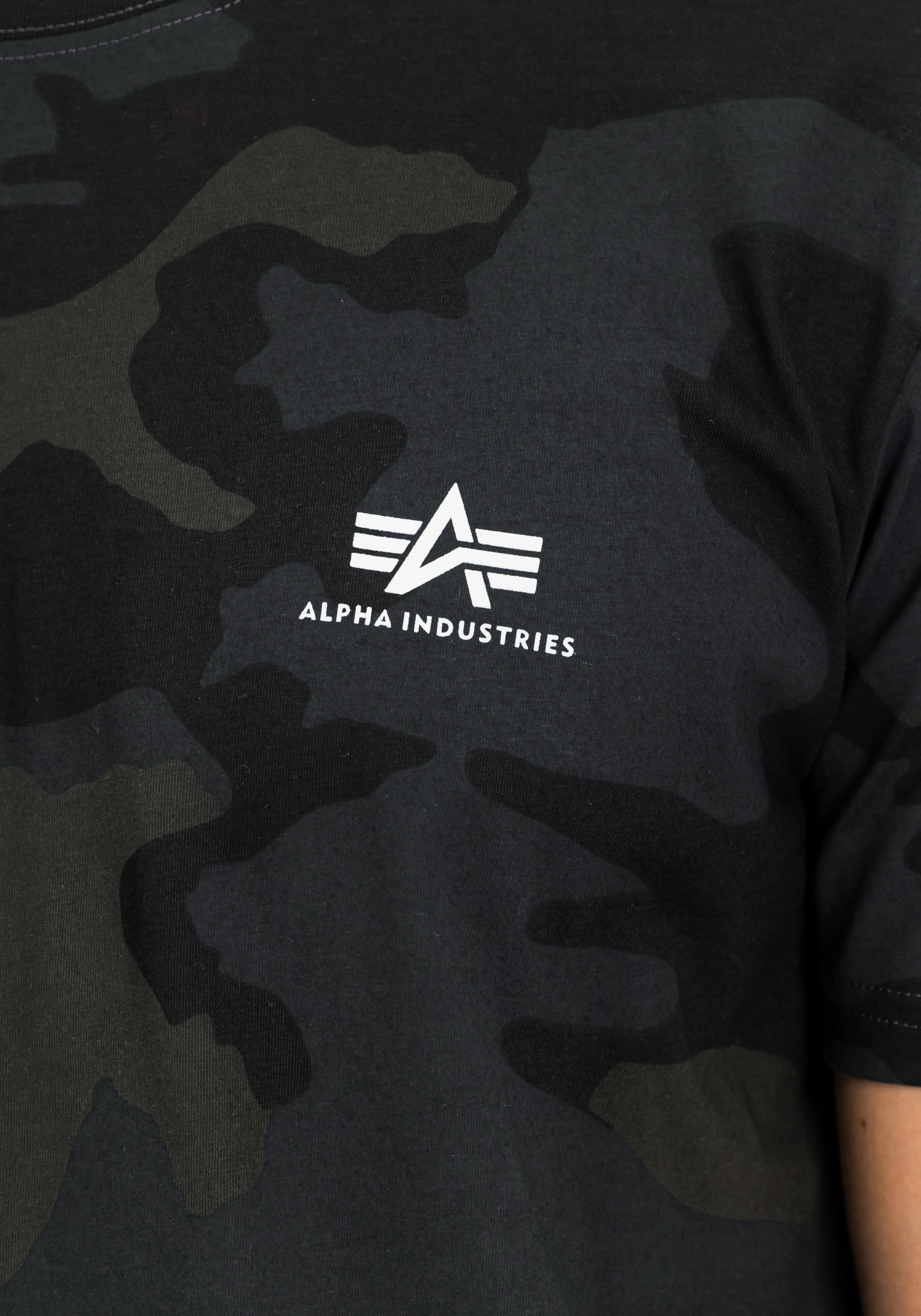 Alpha Industries T-Shirt »Alpha Industries Men - T-Shirts Backprint T-Shirt Camo«