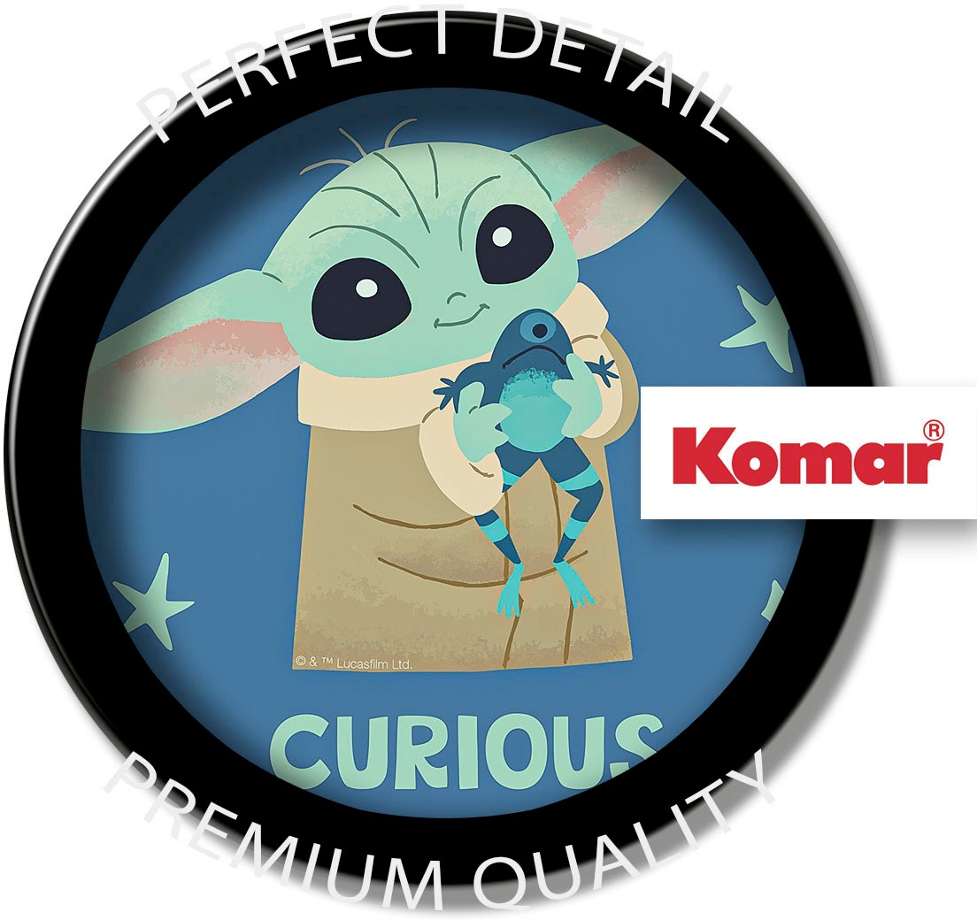 Komar Leinwandbild »The Mandalorian Little Grogu Curious - Größe 30 x 30 cm«, Disney, (1 St., 30 x 30 cm (Breite x Höhe), Keilrahmenbild mit Echtholzrahmen, Kinderzimmer