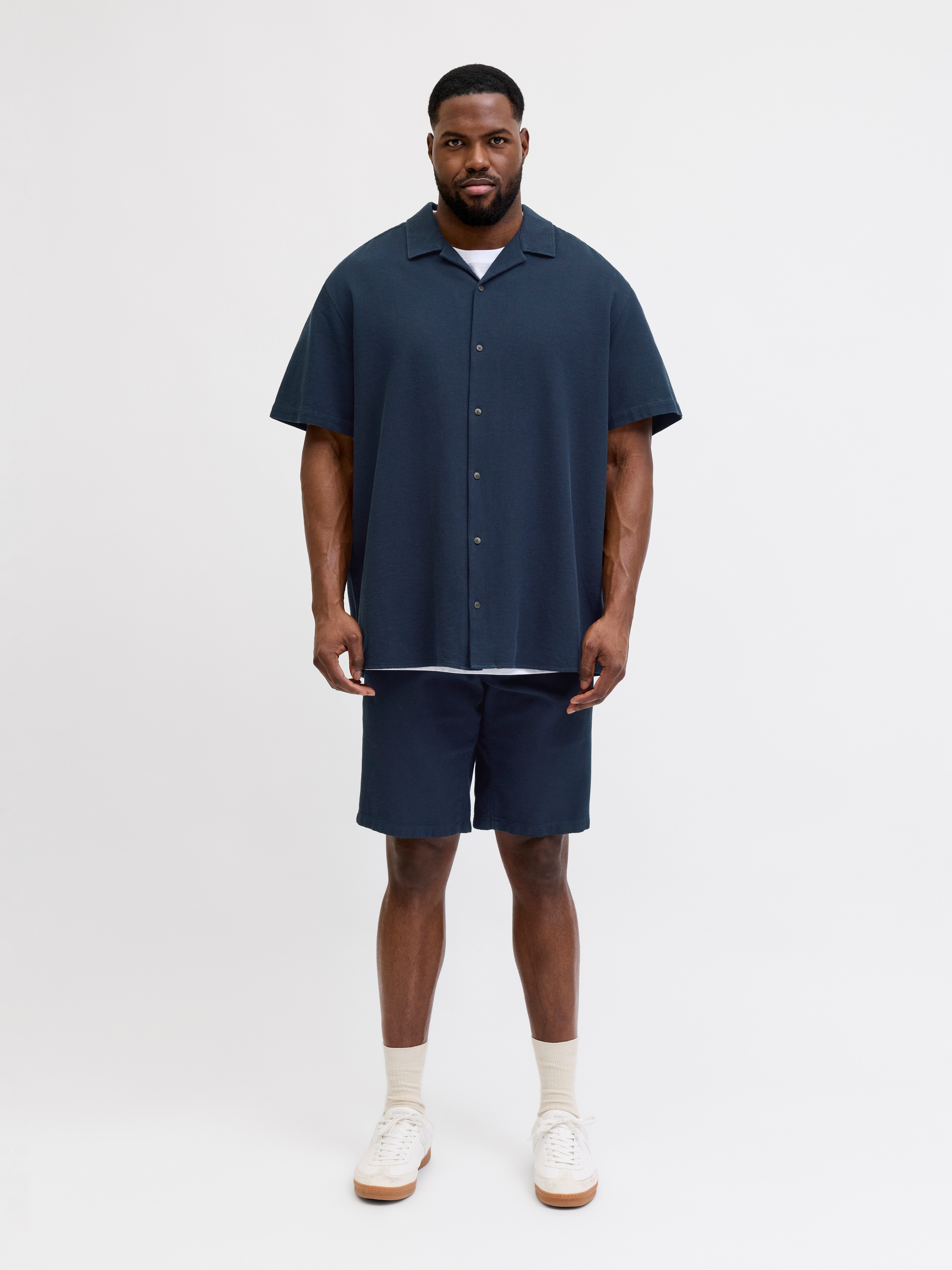 Jack & Jones PlusSize Jogginghose »JPSTJAIDEN WAFFLE RESORT SHORTS PLS«  mit elastischem Bund