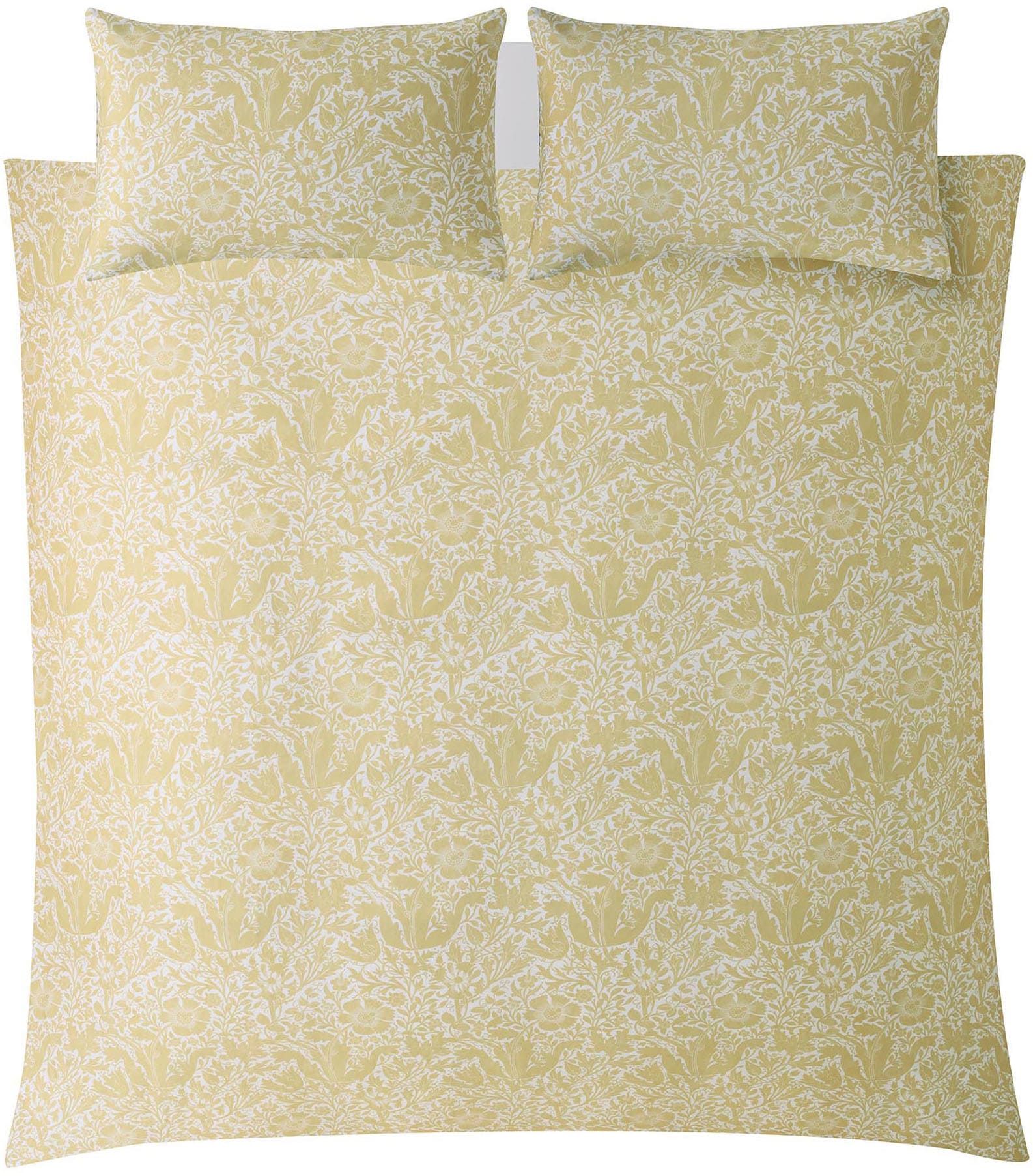 WILLIAM MORRIS AT HOME Bettwäsche »Baumwoll Satin, Mit floralem Munster, 3t günstig online kaufen