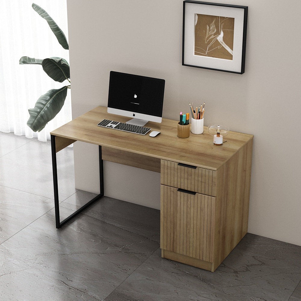 OTTO home Schreibtisch »Aspea« Set, mit Schublade, ausreichend Stauraum, mo günstig online kaufen