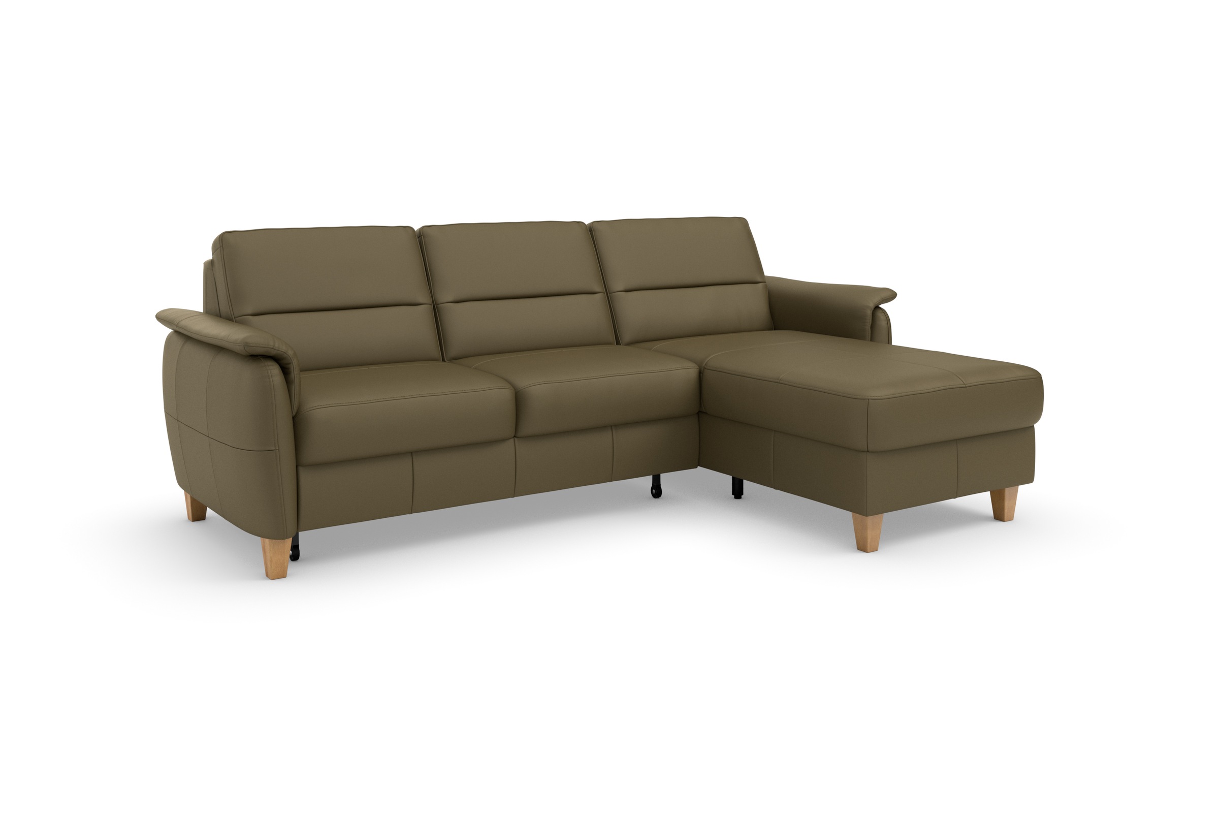Home affaire Ecksofa »Palmera L-Form«, Federkern, wahlweise mit Bettfunktion und mit/ohne Bettkasten