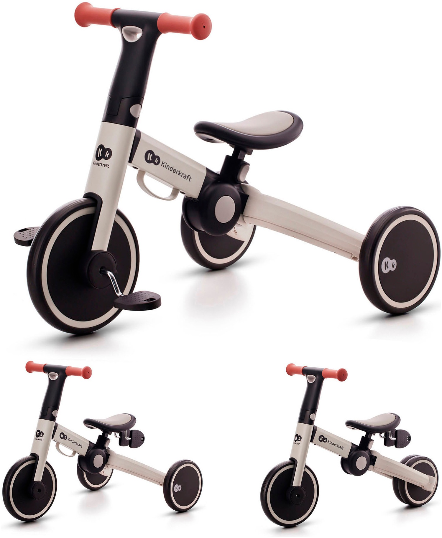 Kinderkraft Laufrad »4TRIKE«, auch als Dreirad umbaubar