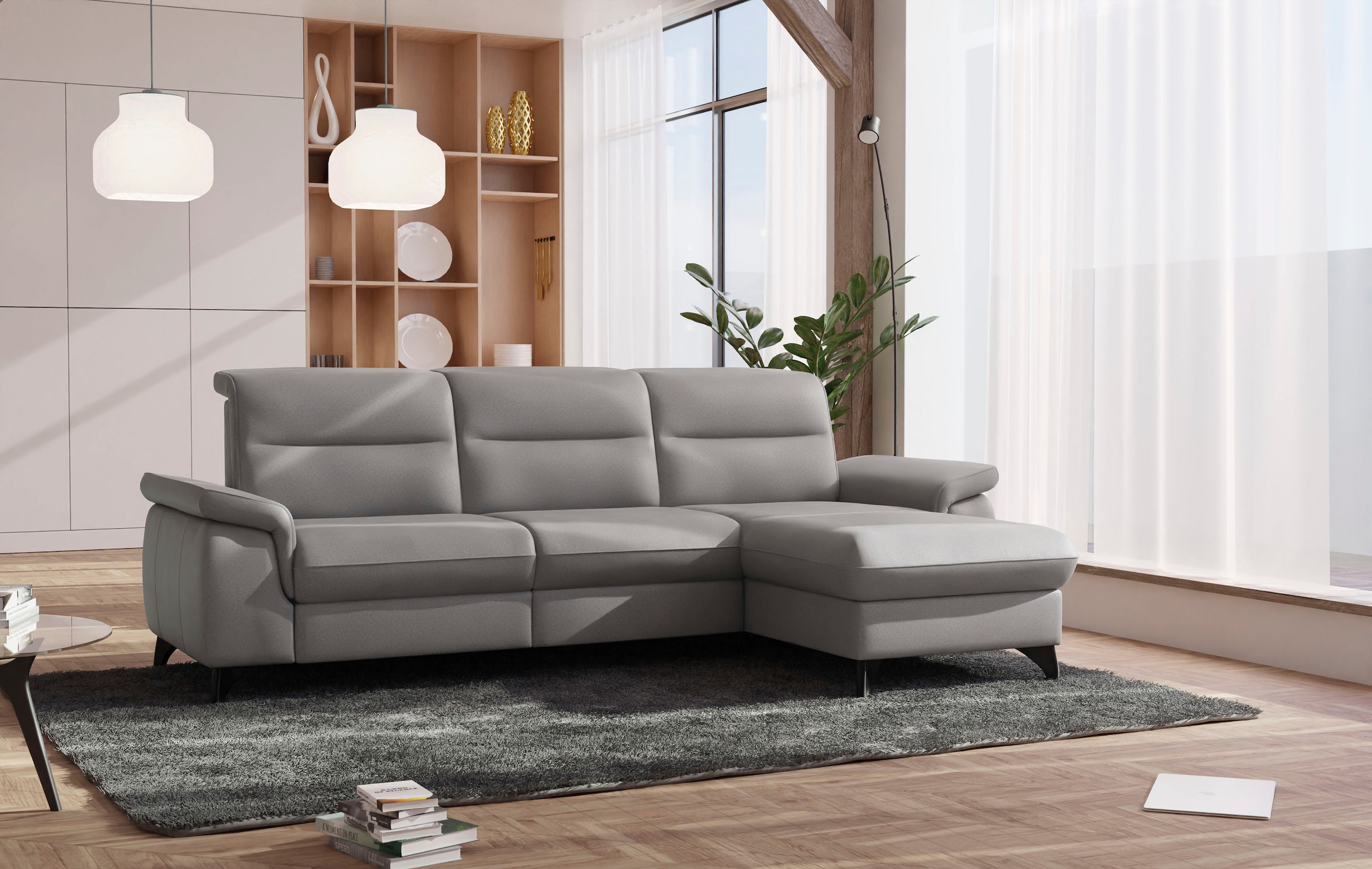 sit&more Ecksofa »Astoria L-Form«, wahlweise mit motorischer Relaxfunktion günstig online kaufen
