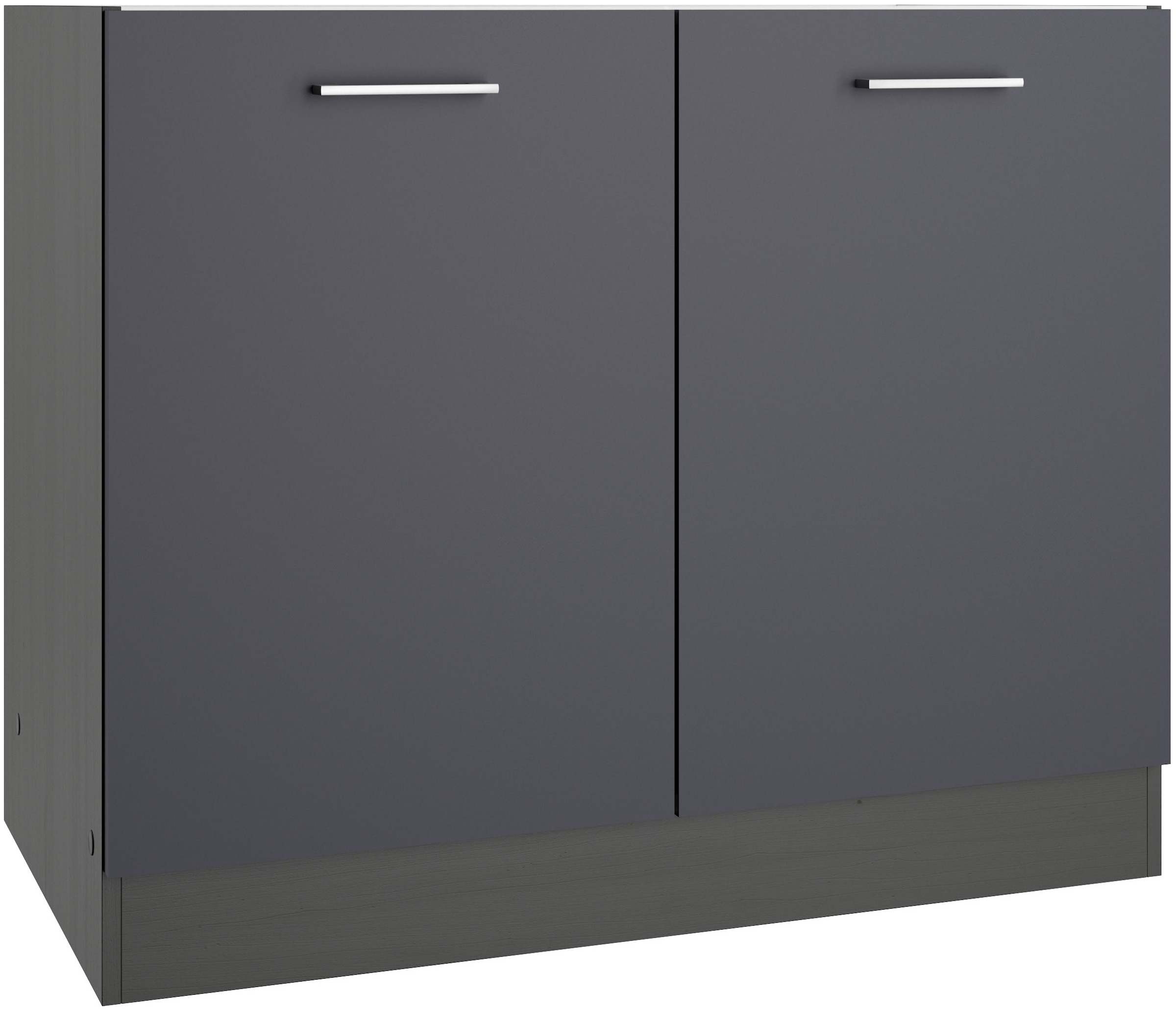KOCHSTATION Spülenschrank »KS-Milan«, HELD Möbel, Spülenschrank 100 cm, mat günstig online kaufen