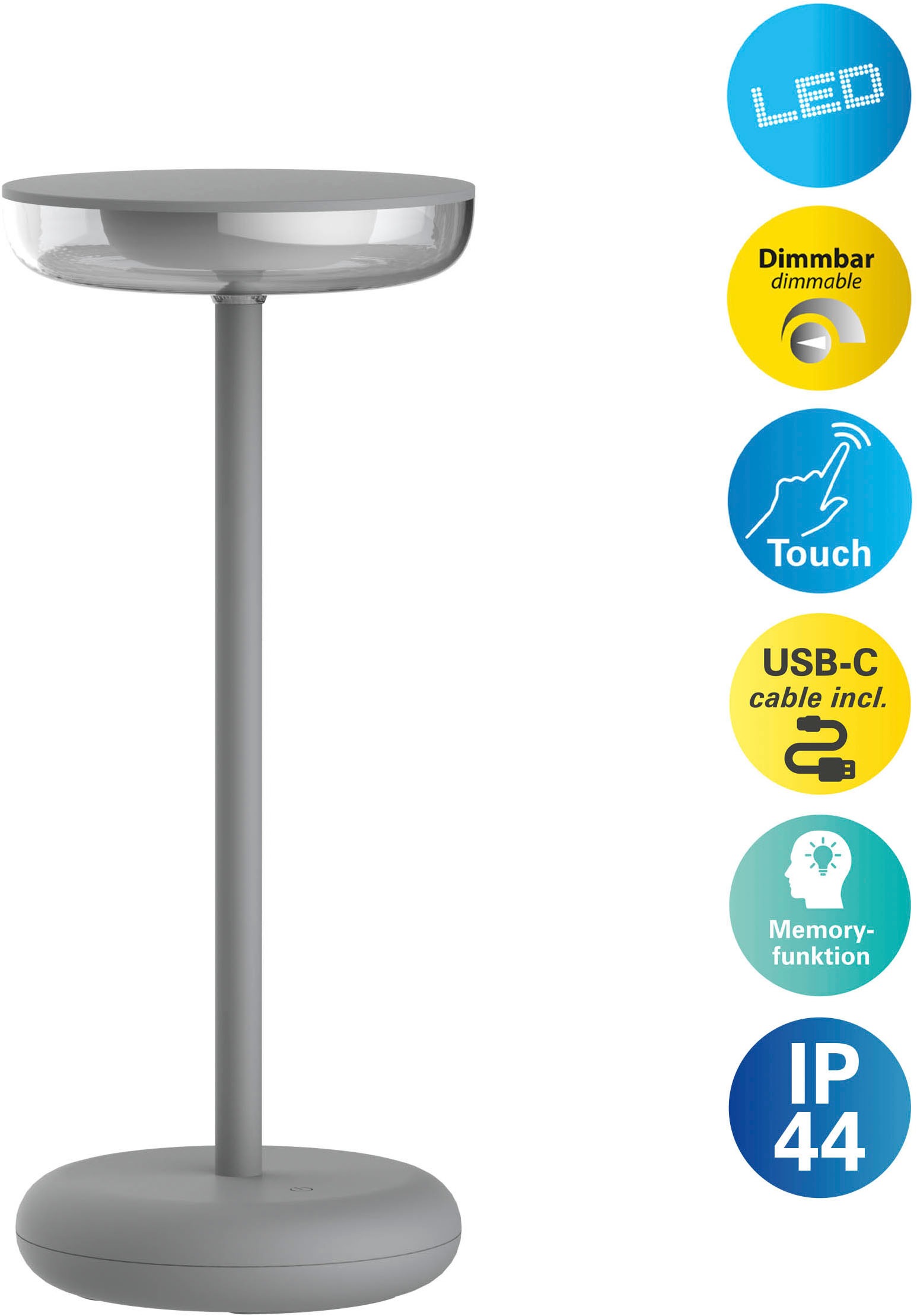 näve LED Tischleuchte »Pasi«, 1 flammig, Leuchtmittel LED-Modul   LED wechs günstig online kaufen