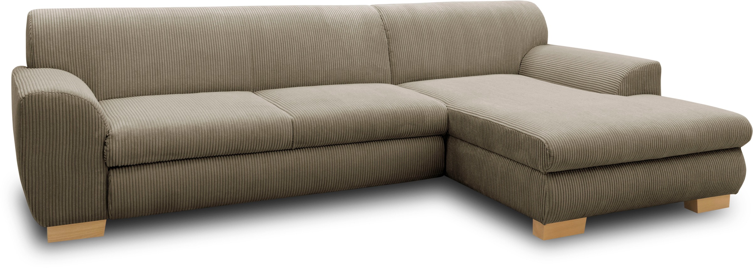 Home affaire Ecksofa »Nika L-Form«, wahlweise mit Bettfunktion, auch in Cord