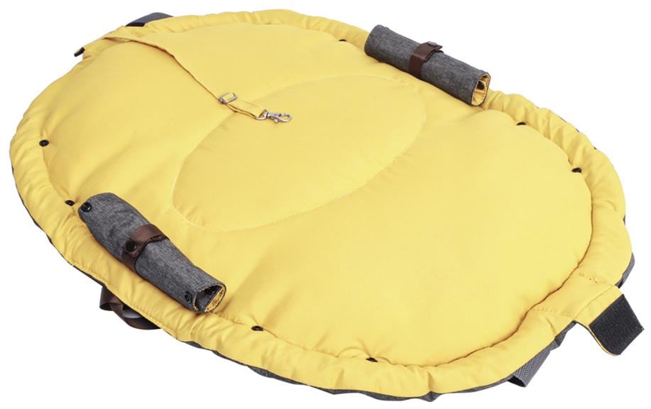   Tiertransporttasche »Nobby Shelly, 72 x 55 cm, Grau-Senf« bis 6 kg