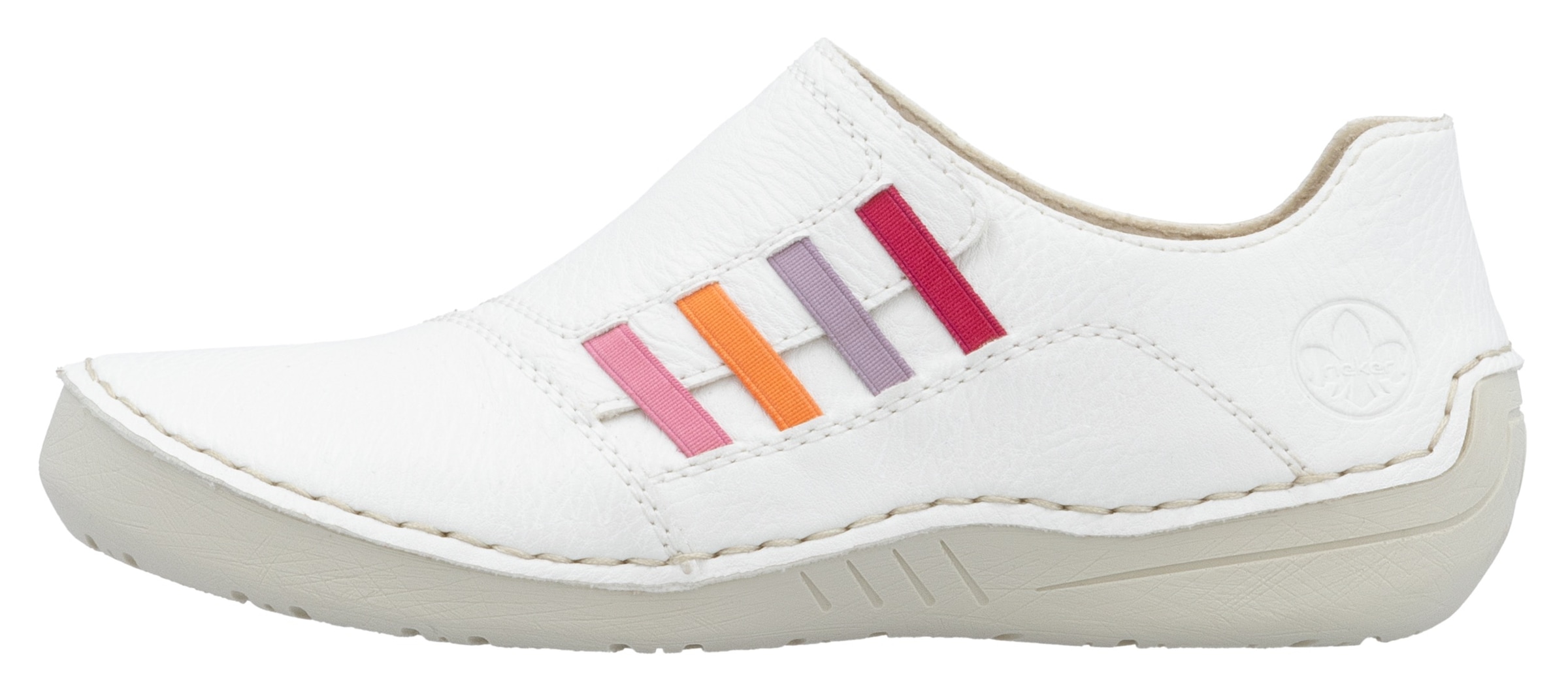Rieker Slipper, Slip-on Sneaker, Schlupfschuh, Halbschuh mit weicher Innnensohle