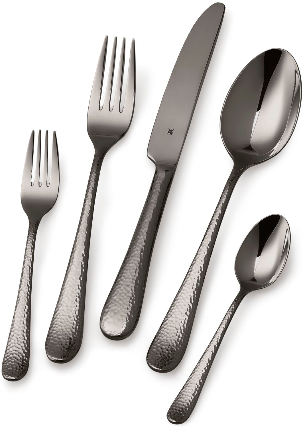 WMF Besteck-Set »Sitello«, (Set, 30 tlg.), geschmiedete Messer, farbecht, W günstig online kaufen