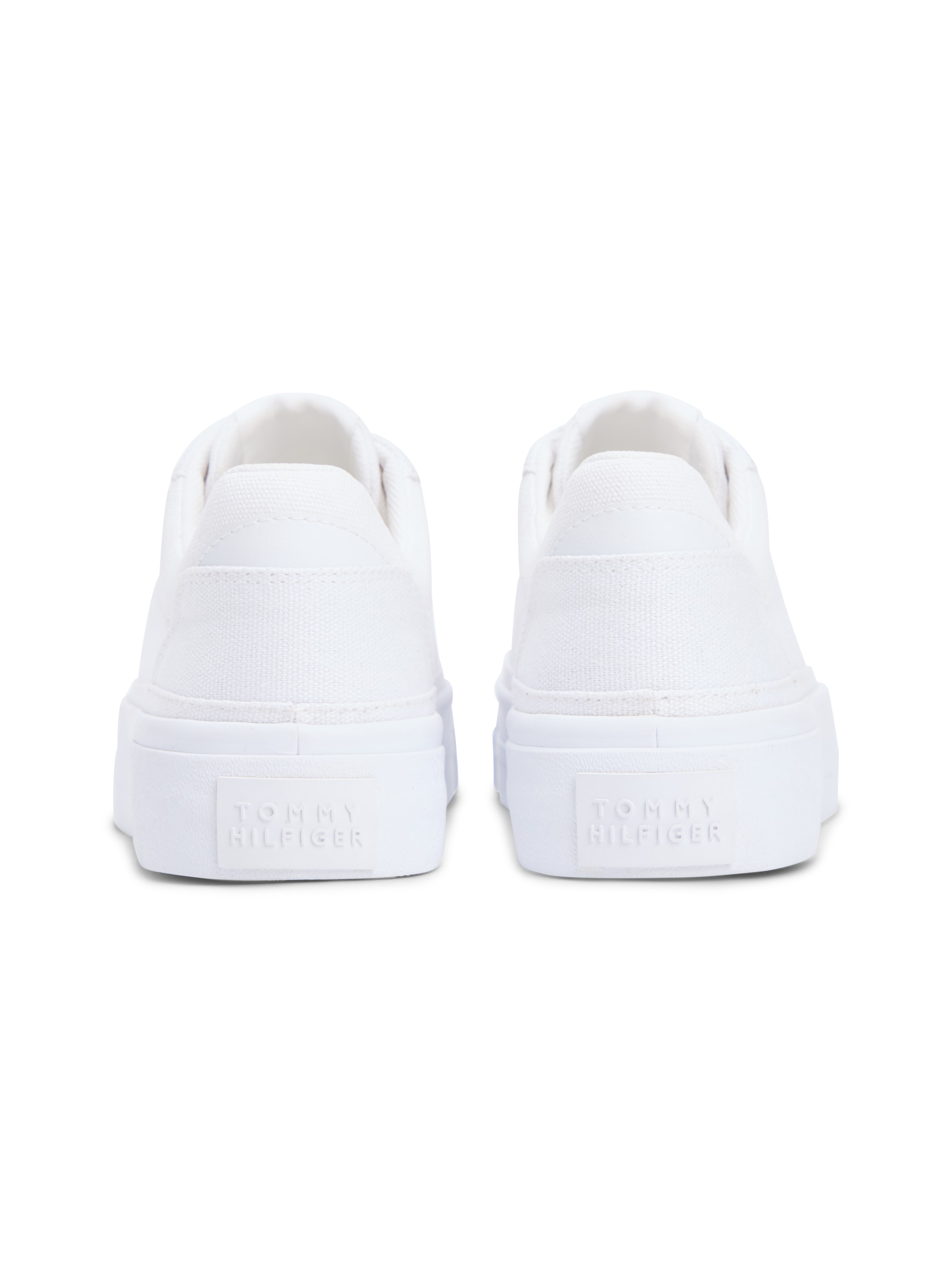 Tommy Hilfiger Plateausneaker »TH FOXING PLATFORM CANVAS«  Freizeitschuh, Schnürschuh, Halbschuh mit Schaftrand-Polsterung