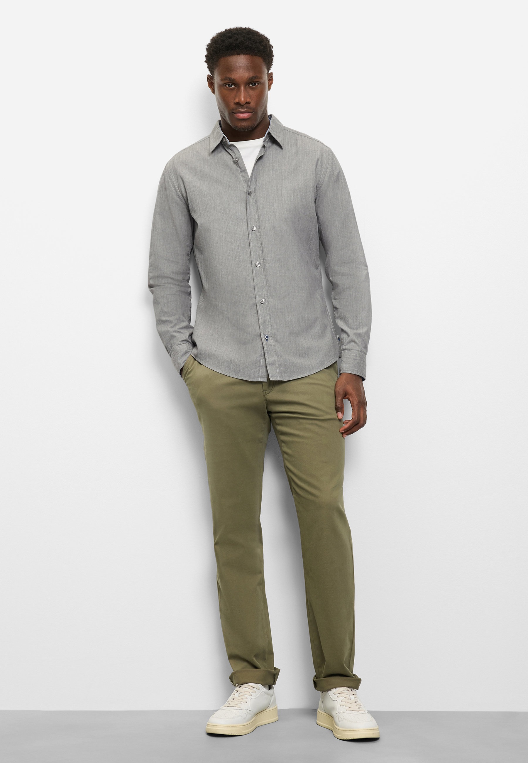 OLYMP Langarmhemd »OLYMP Casual, regular fit, Kent«