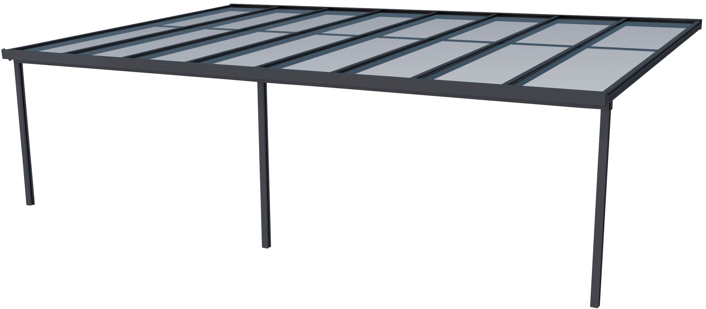 GUTTA Terrassendach »Premium«, BxT: 813x506 cm, Dach Polycarbonat gestreift weiß kaufen