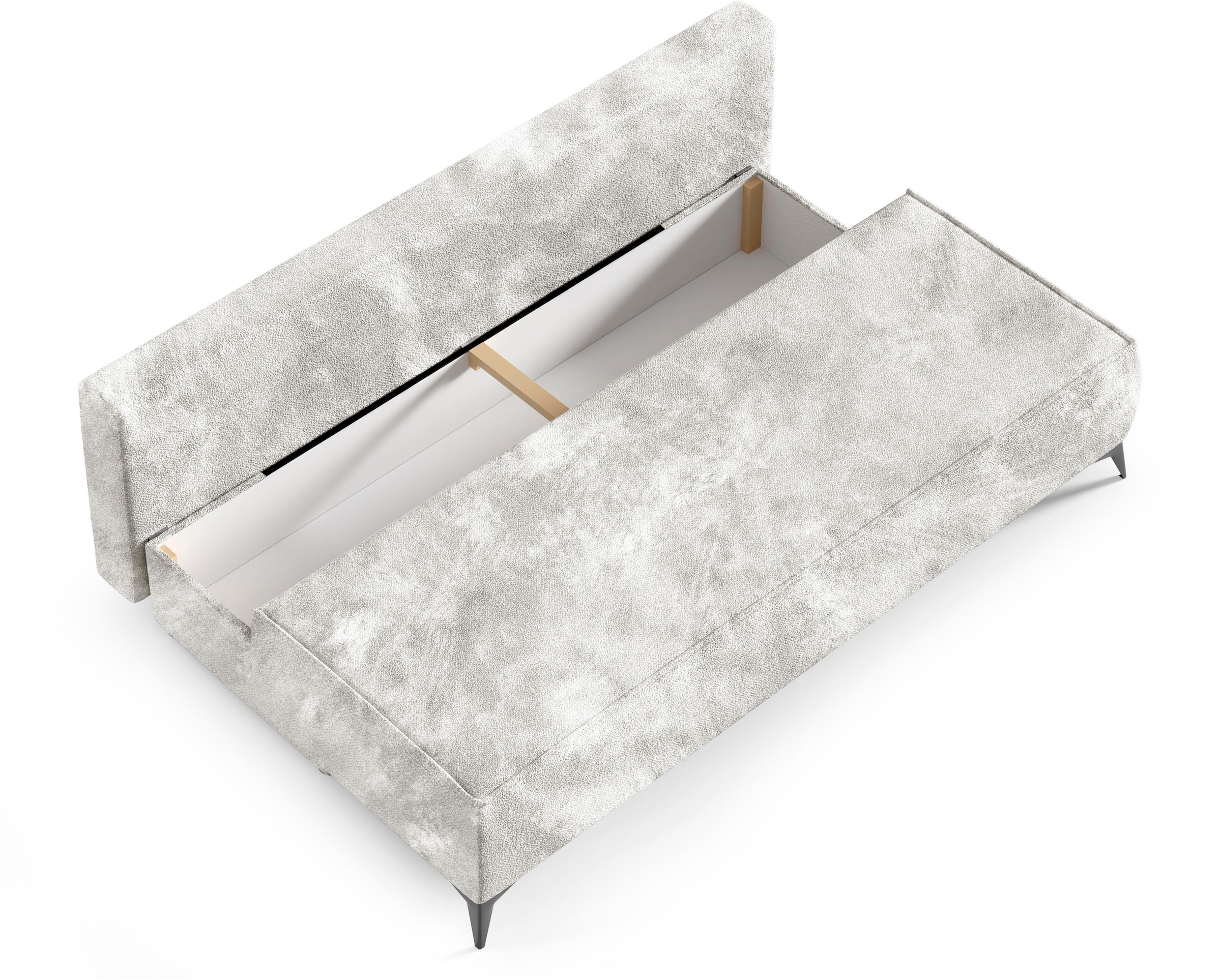 WERK2 Schlafsofa »Indira«, 2-Sitzer Sofa & Schlafcouch mit Bettkasten