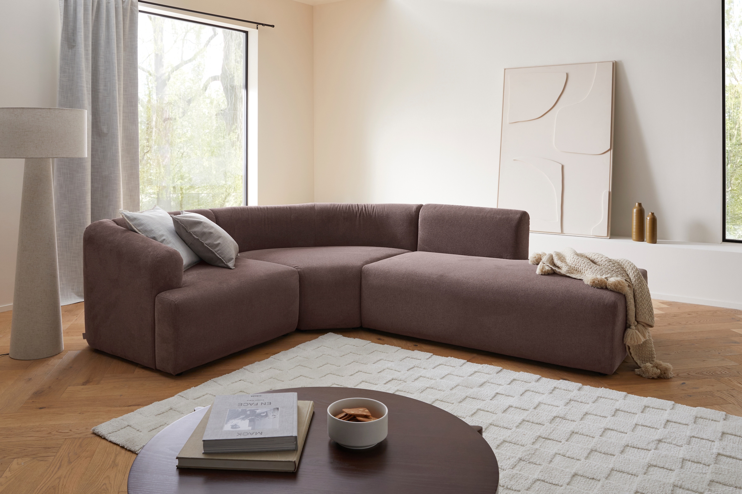 LeGer Home by Lena Gercke Chaiselongue »LYZA Open end, Loungemöbel zum Relaxen, Maße B/T/H: 152/96/74 cm« als Modul oder separat verwendbar, für individuelle Zusammenstellung