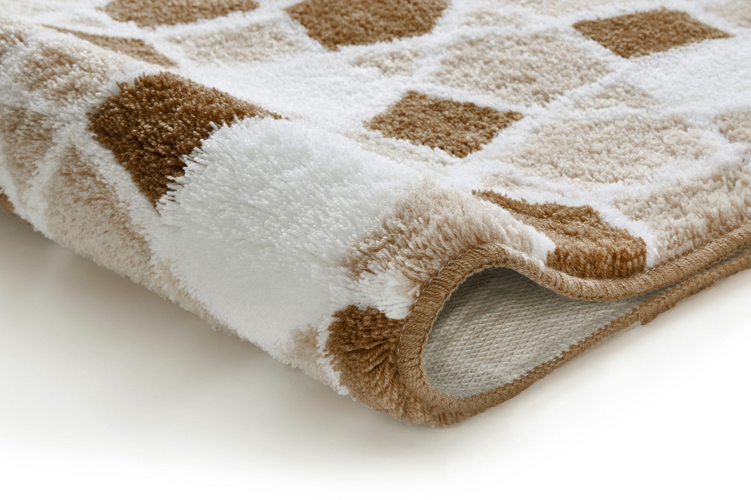 Kleine Wolke Badematte »Sintra«, rutschhemmend beschichtet, fußbodenheizungsgeeignet, Badteppich, modernes Mosaikdesign