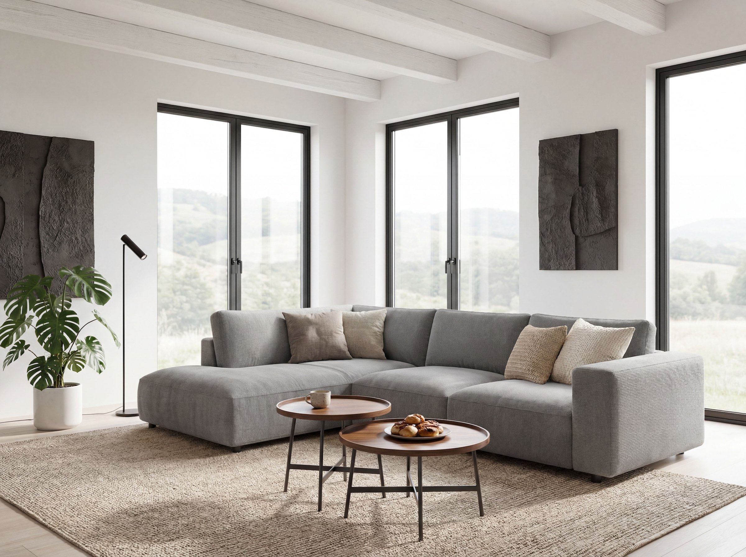 Musterring Ecksofa »MR LUCIA, Luxuriöse Wohlfühlgarnitur von Musterring« Erstklassige Kammerkissen, komfortable Umbauecke & zeitloser Look