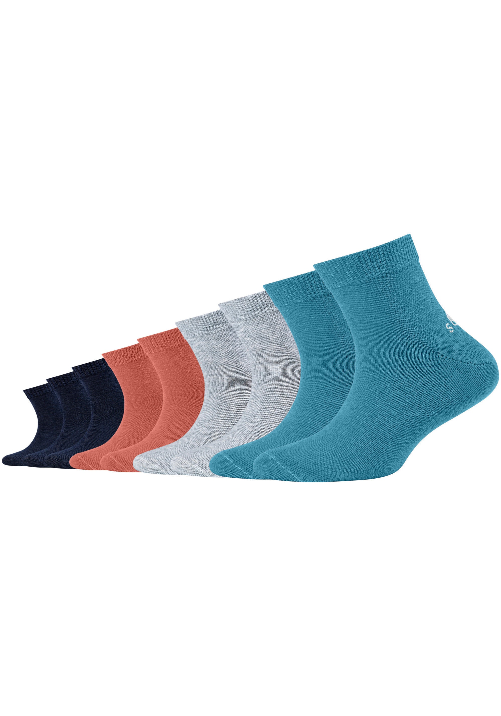 Kurzsocken, (9er Pack), mit vielseitigen Farben