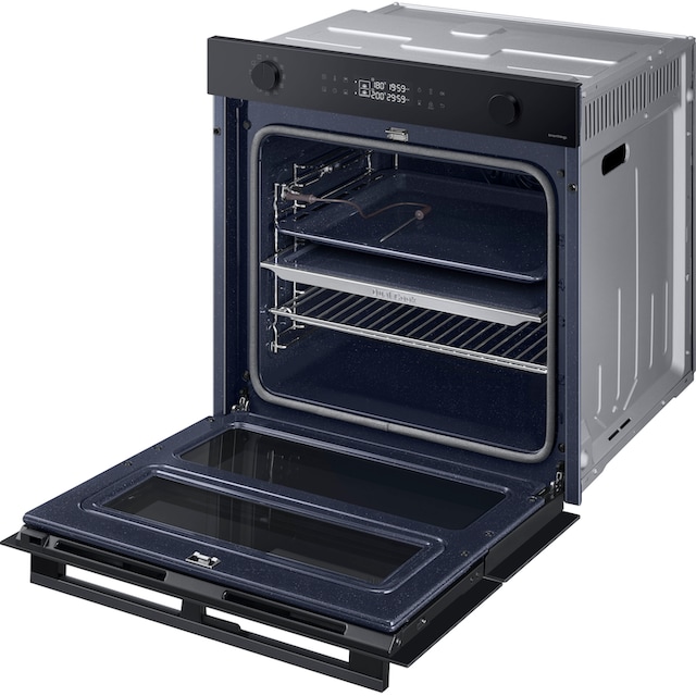 Samsung Einbaubackofen »NV7B45502AK«, Serie 4, NV7B45502AK, mit  1-fach-Teleskopauszug, Pyrolyse-Selbstreinigung online bestellen