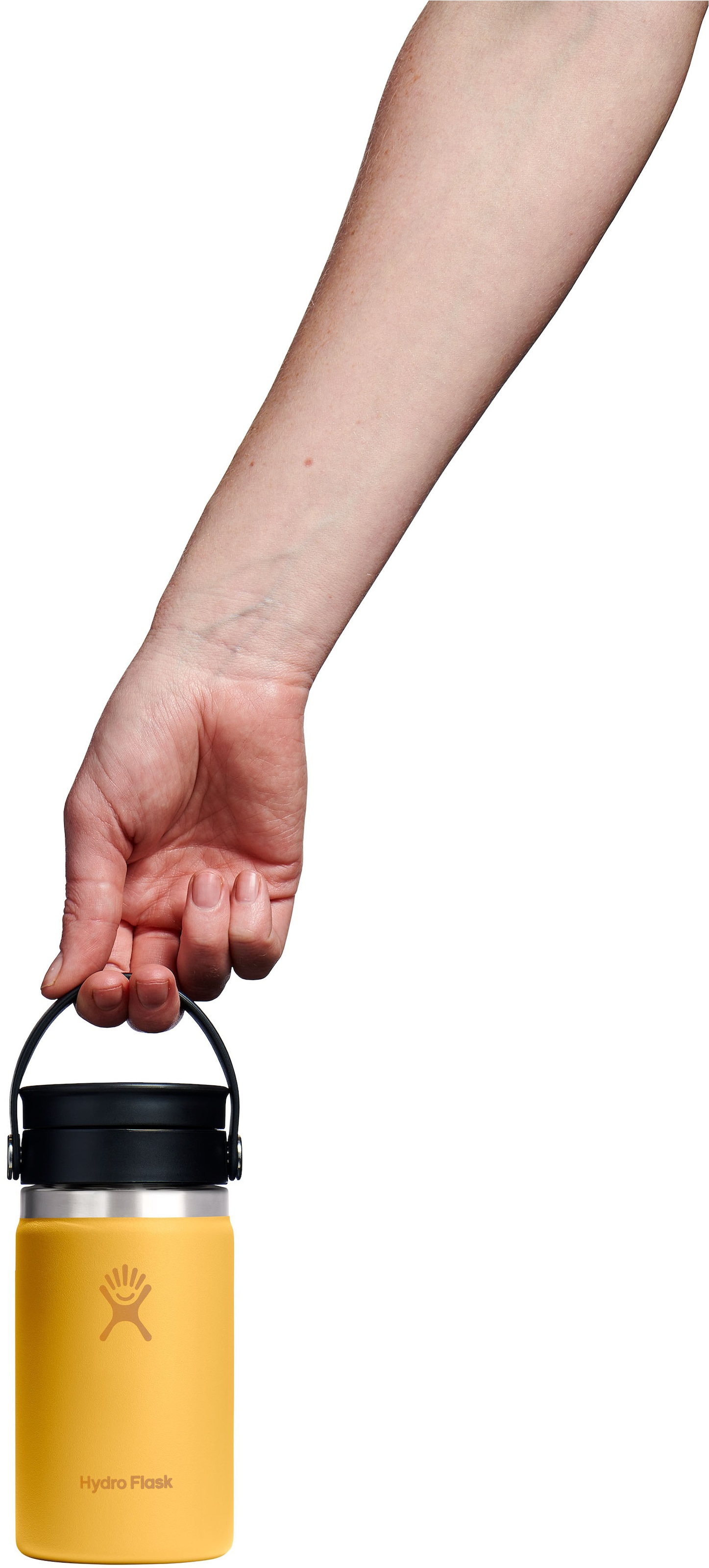 Hydro Flask Thermobecher »12 Oz Wide Flex SIP Lid«, (1 tlg.), Hochwertiger 18/8 Edelstahl