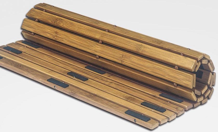 Kleine Wolke Badematte "Level Holzmatte" Höhe 8 mm rutschhemmend beschichte günstig online kaufen