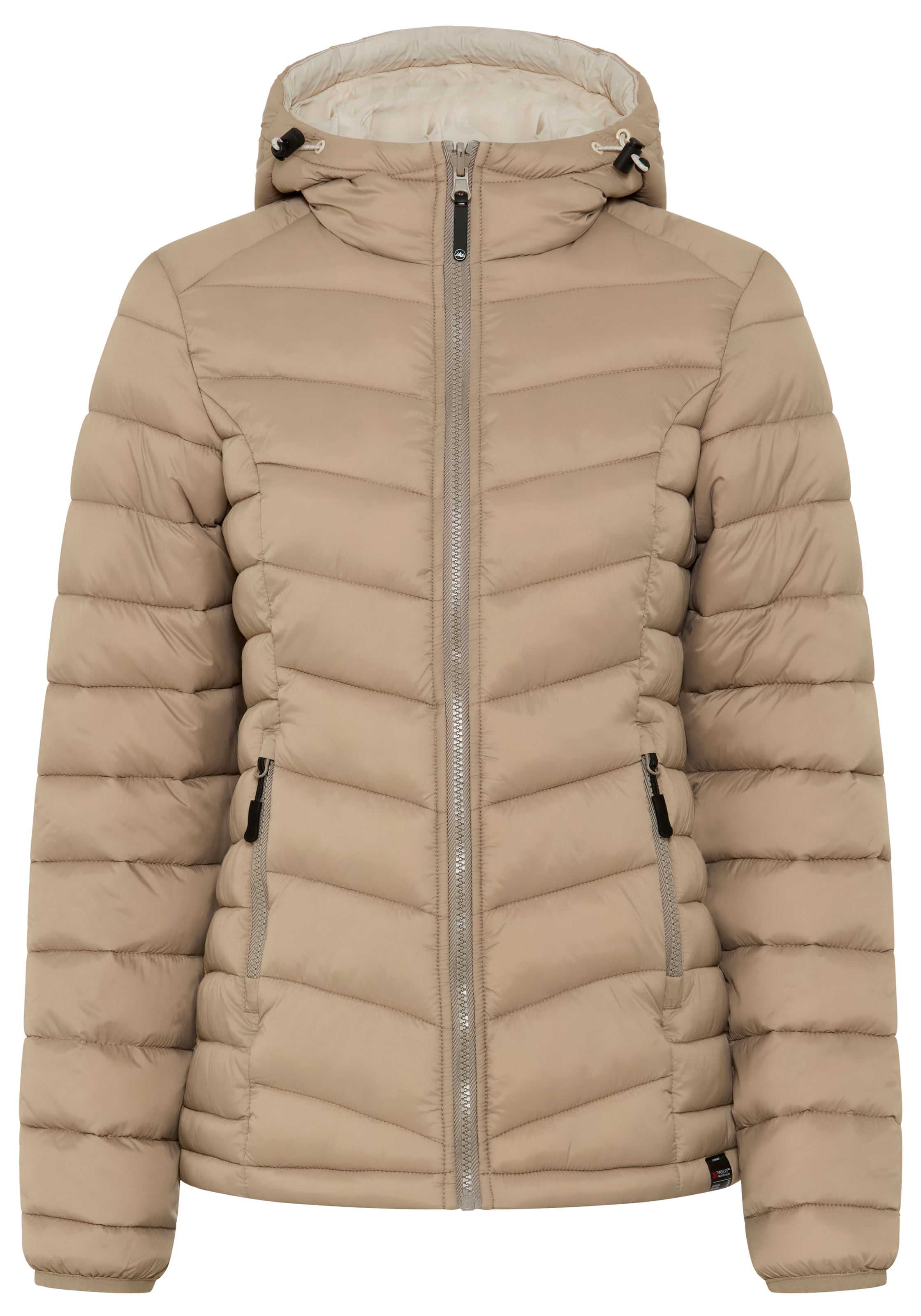 Polarino Steppjacke mit Kapuze Übergangsjacke für kühle Tage,  aus leichtem Webmaterial