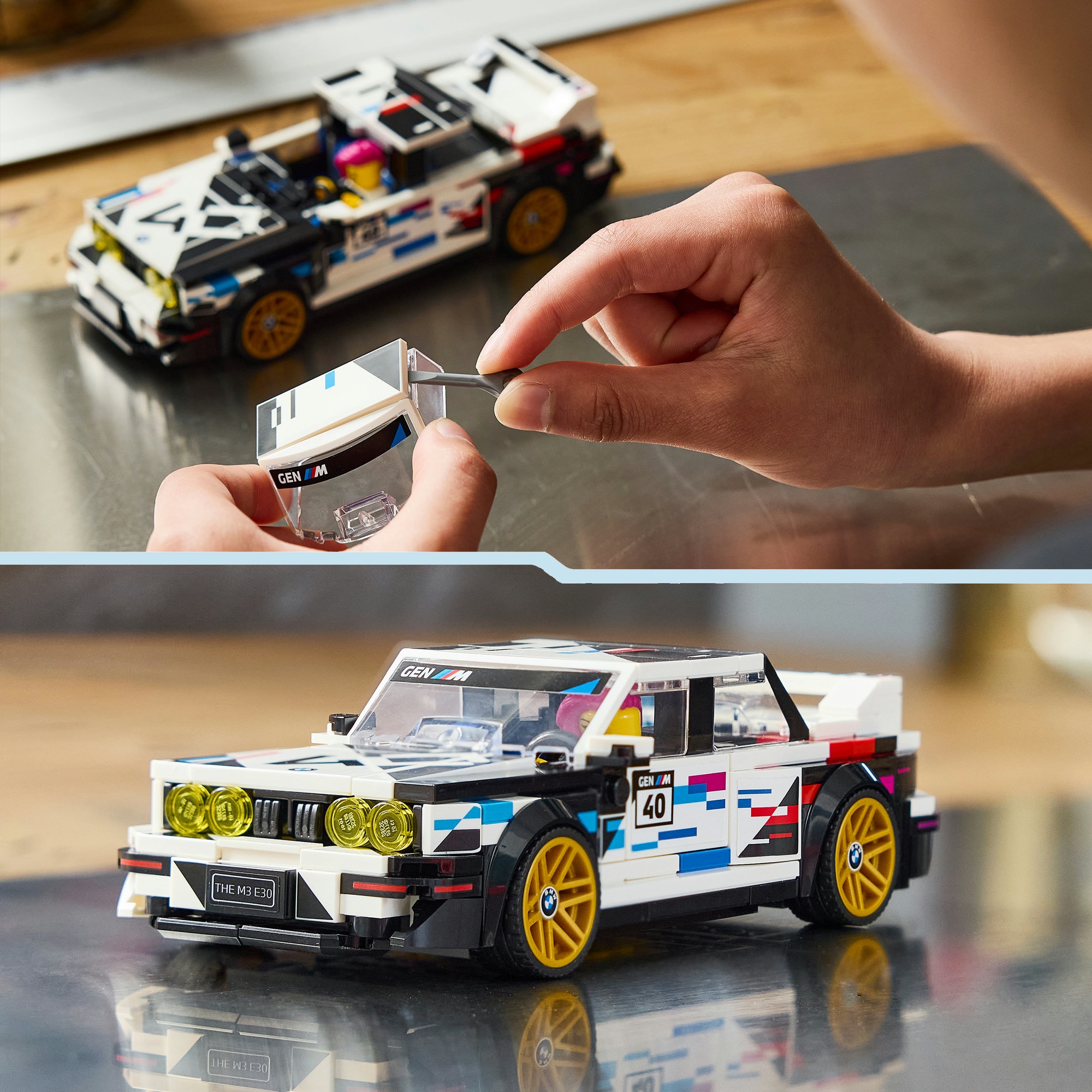 LEGO® Konstruktionsspielsteine »BMW M3 (E30) (77263), LEGO Speed Champions« Made in Europe