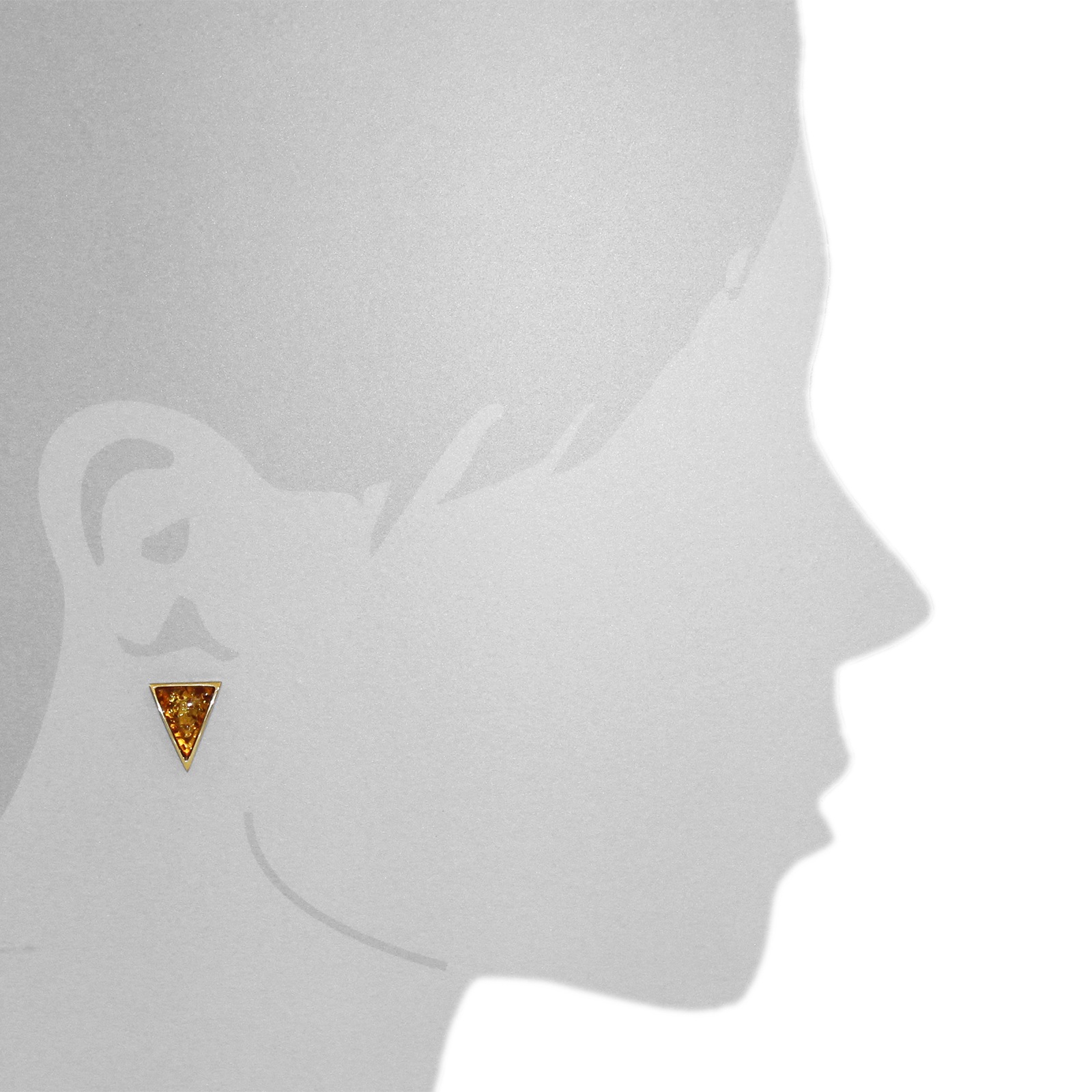 OSTSEE-SCHMUCK Paar Ohrstecker »Ostsee-Schmuck Ohrstecker Classic 17 x 14 mm«, (2 tlg.)