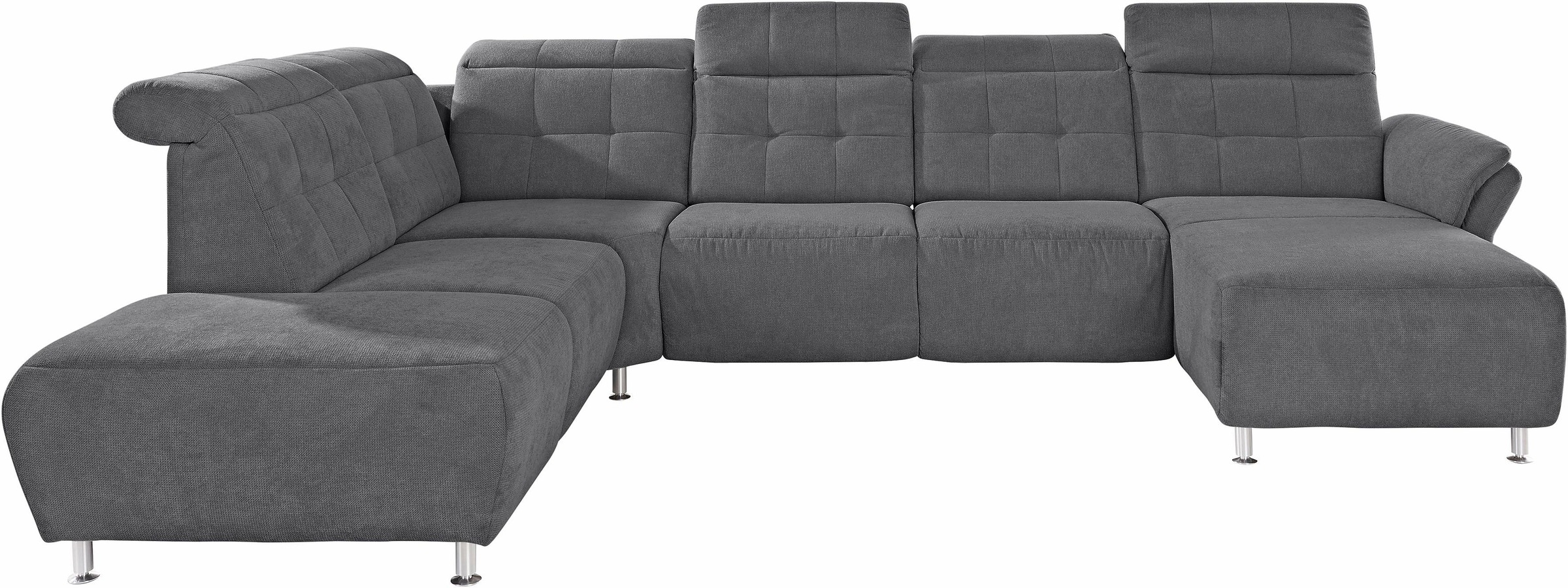 Home affaire Wohnlandschaft »Manhattan U-Form« 2 Sitze mit elektrischer Rel günstig online kaufen