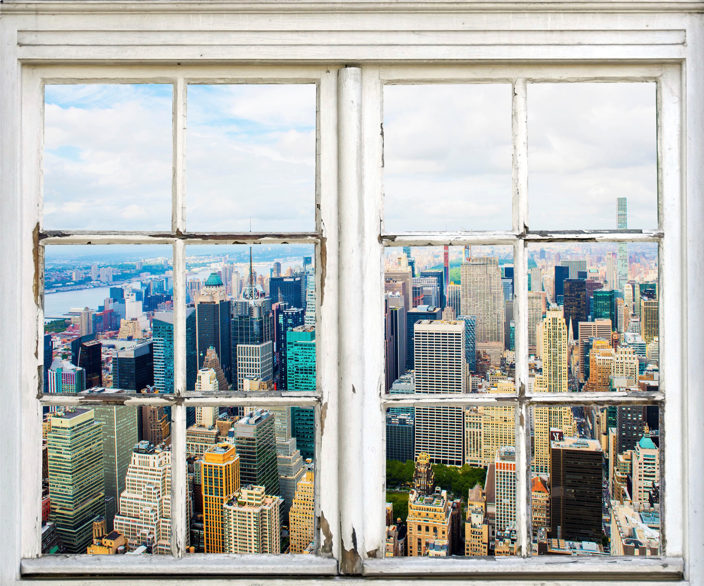 queence Wandsticker »New York«, Wandsticker, Wandbild, selbstklebend, Amerika